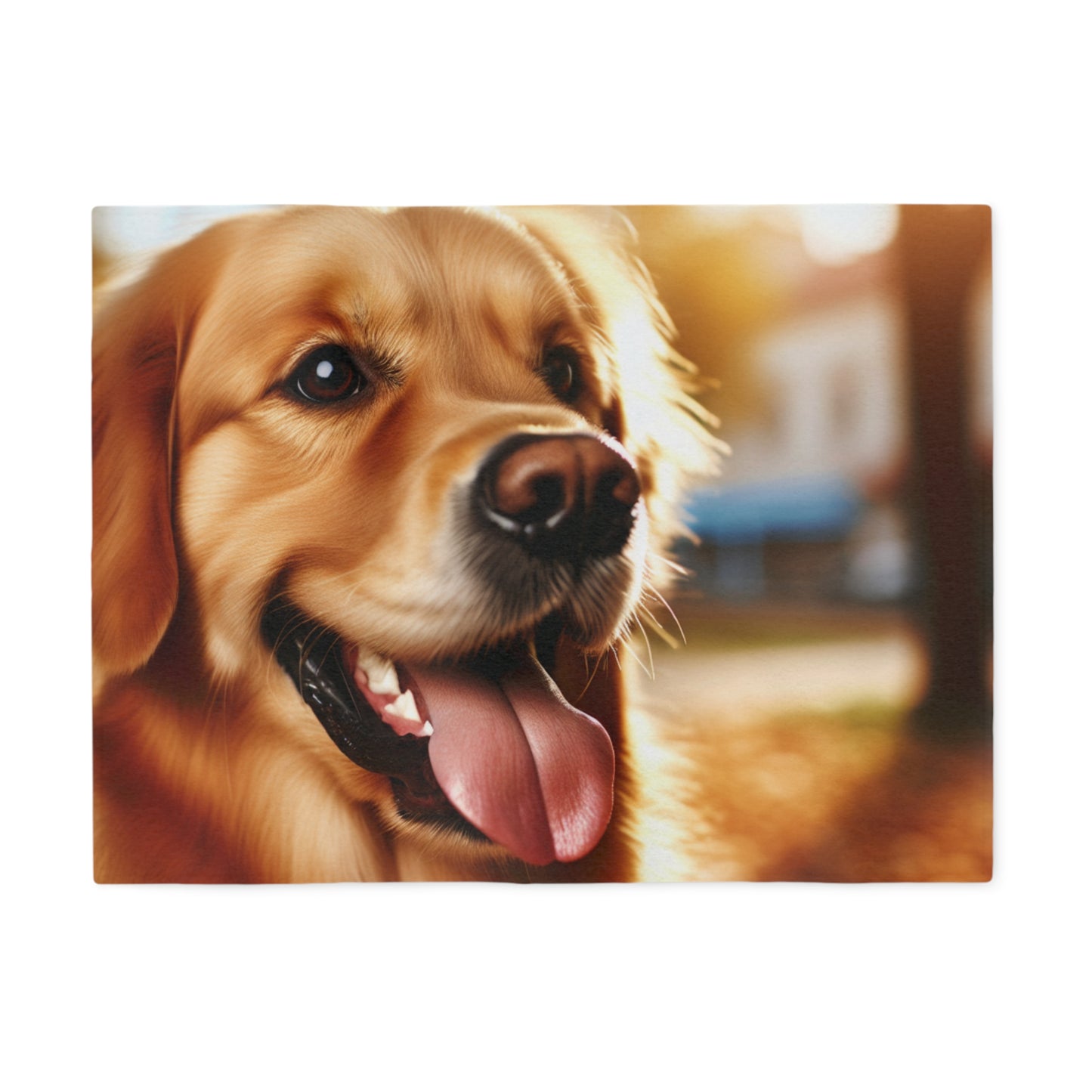 Golden Retriever Sweatshirt Blanket