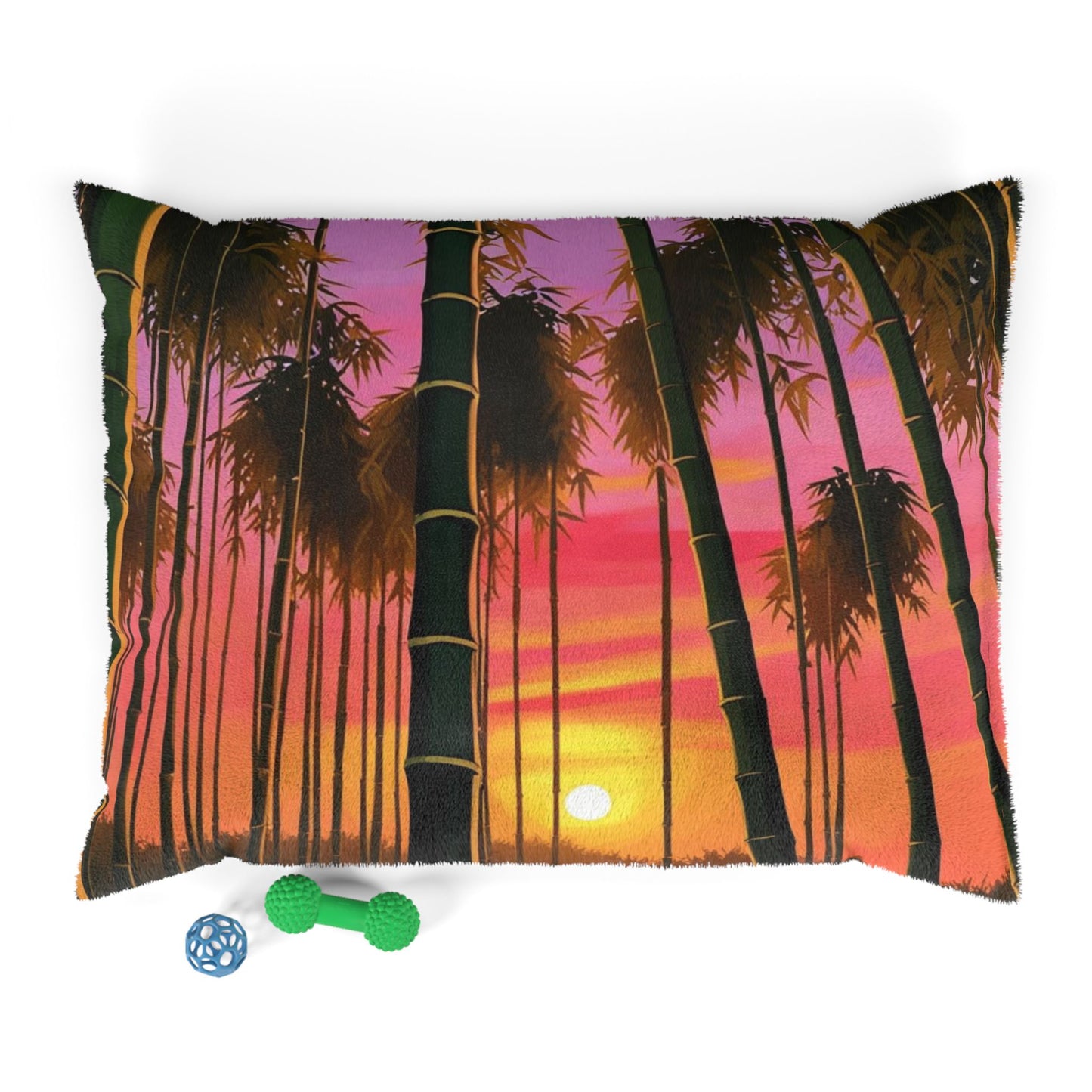 Bamboo Forest Sunrise Pet Bed
