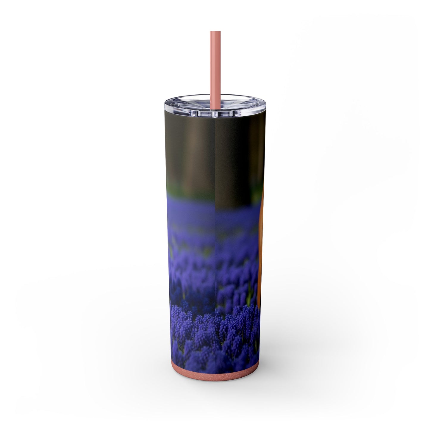 Bloodhound Skinny Tumbler with Straw, 20oz