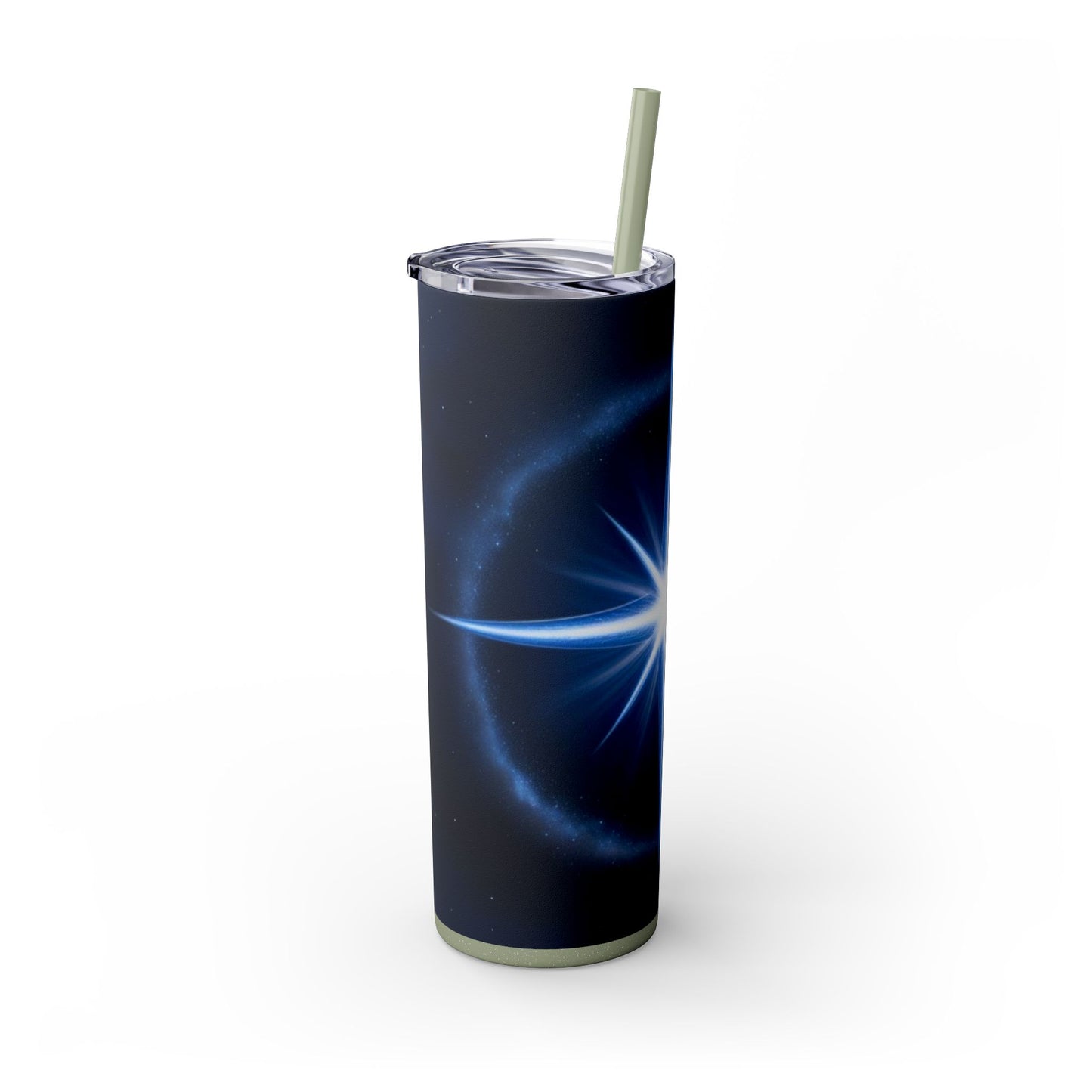 North Star Skinny Tumbler with Straw, 20oz
