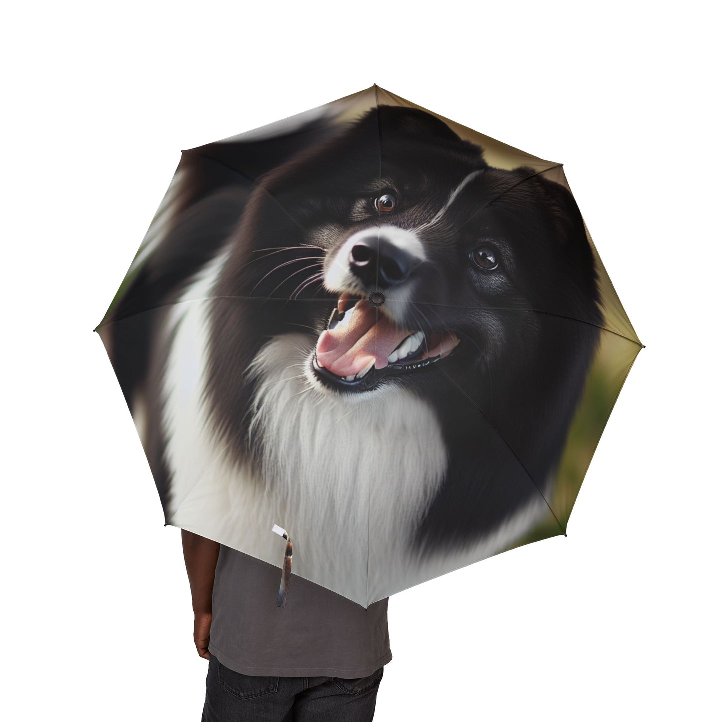 Karelian Bear Dog Semi-Automatic Foldable Umbrella