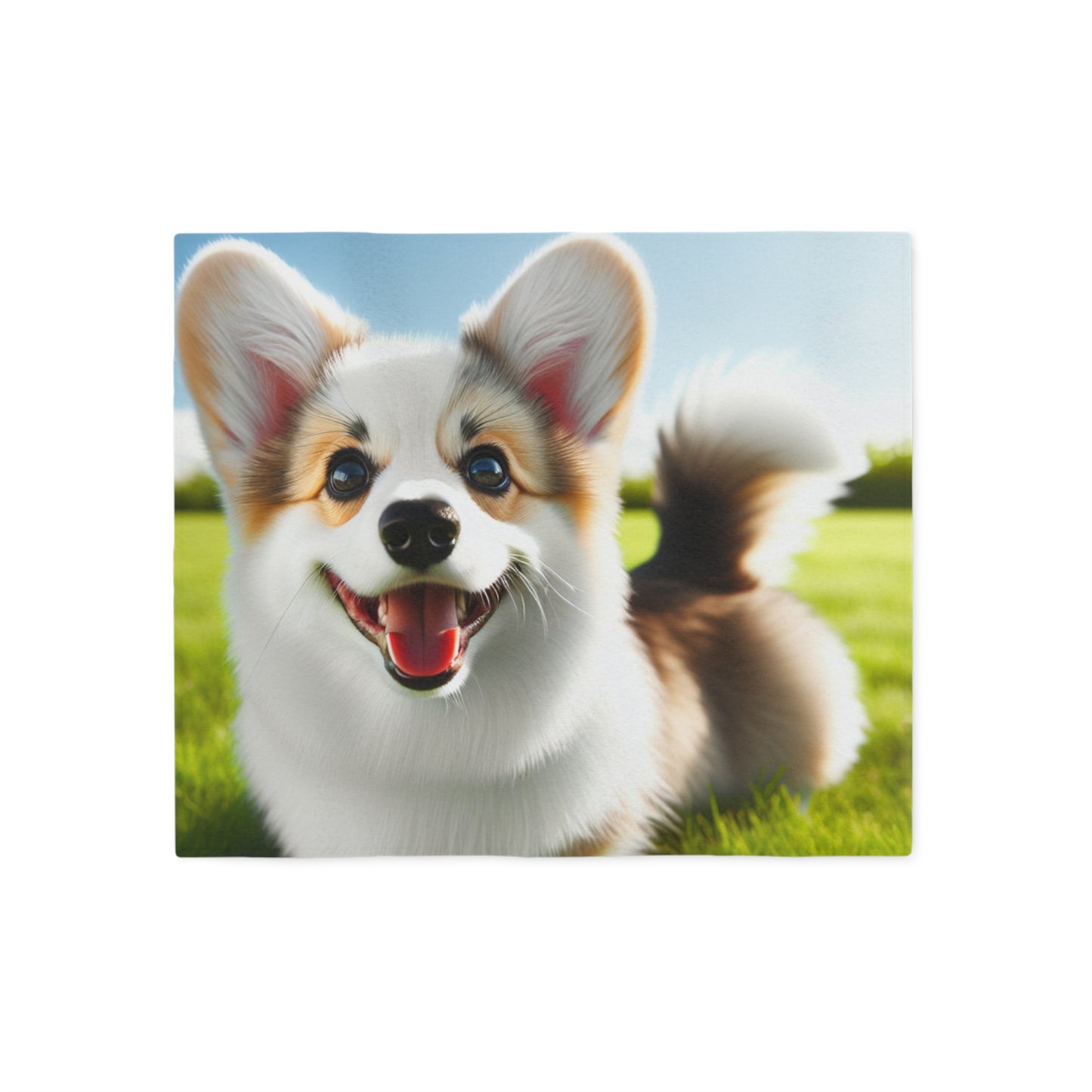 Welsh Corgi Cardigan Sweatshirt Blanket