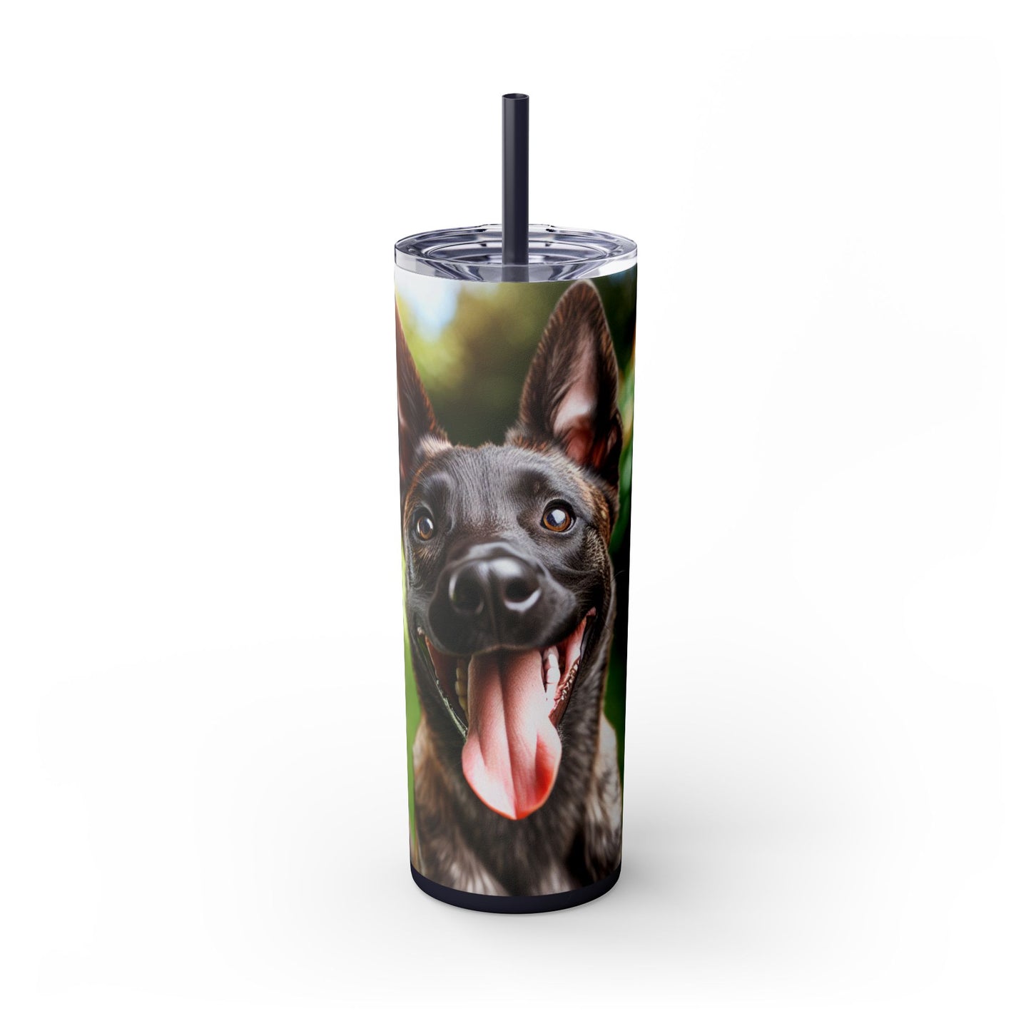 Dutch Shepherd Dog Tumbler with Straw, 20oz