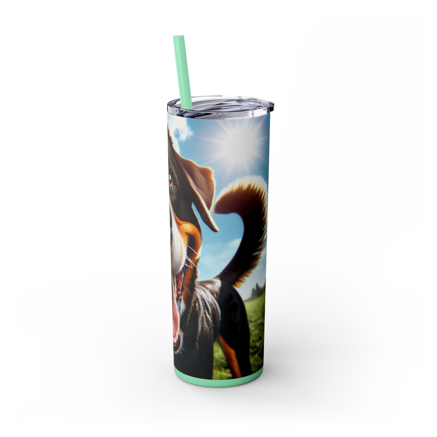 Greater Swiss Mountain Dog Tumbler with Straw, 20oz
