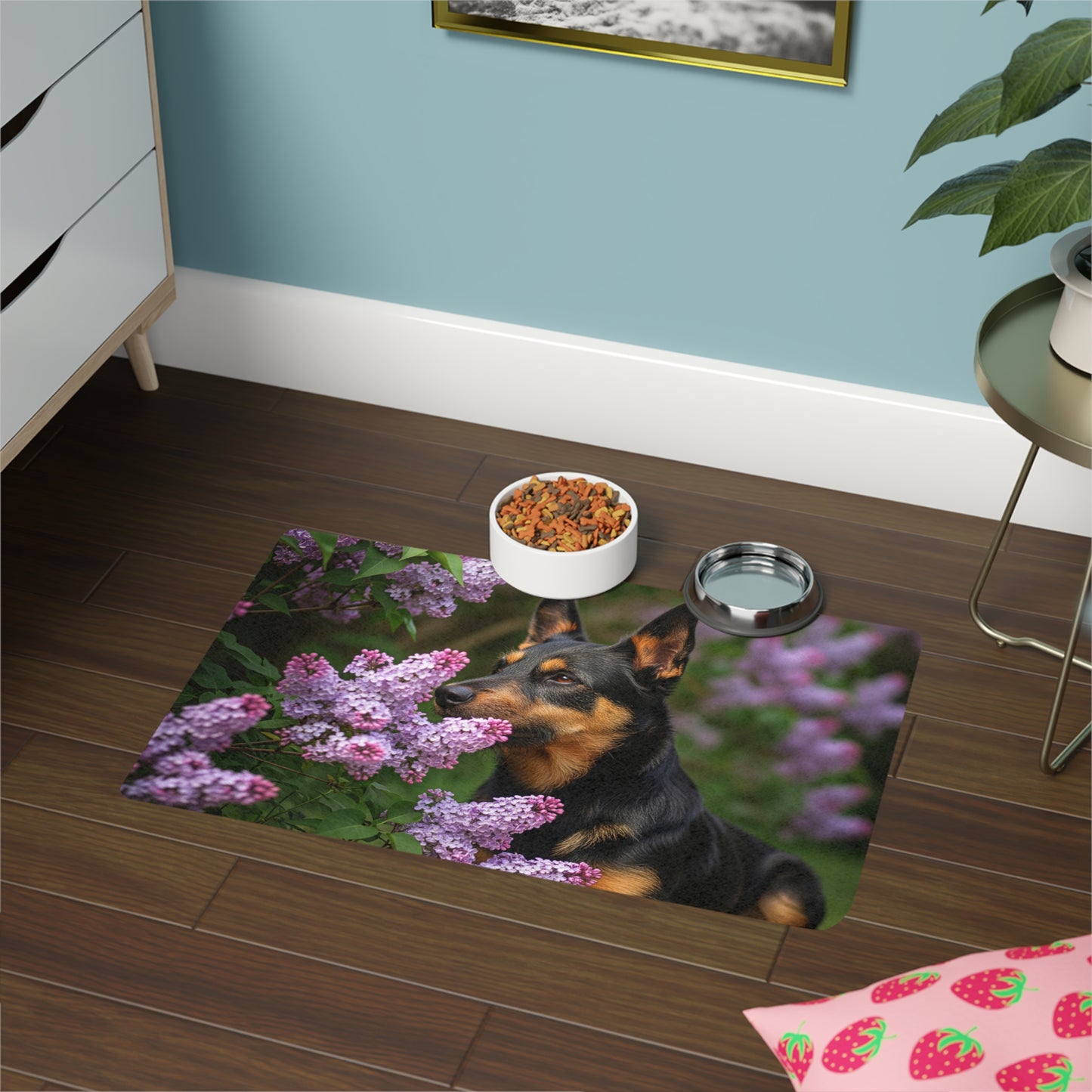 Pet Food Mat (12x18) - Mudi