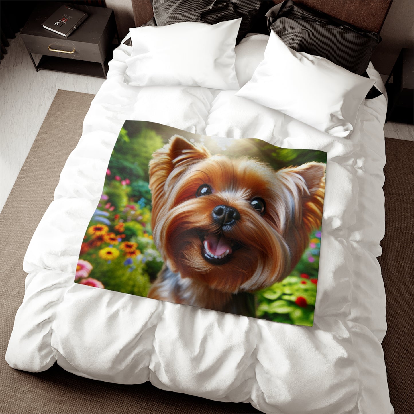 Yorkshire Terrier Sweatshirt Blanket