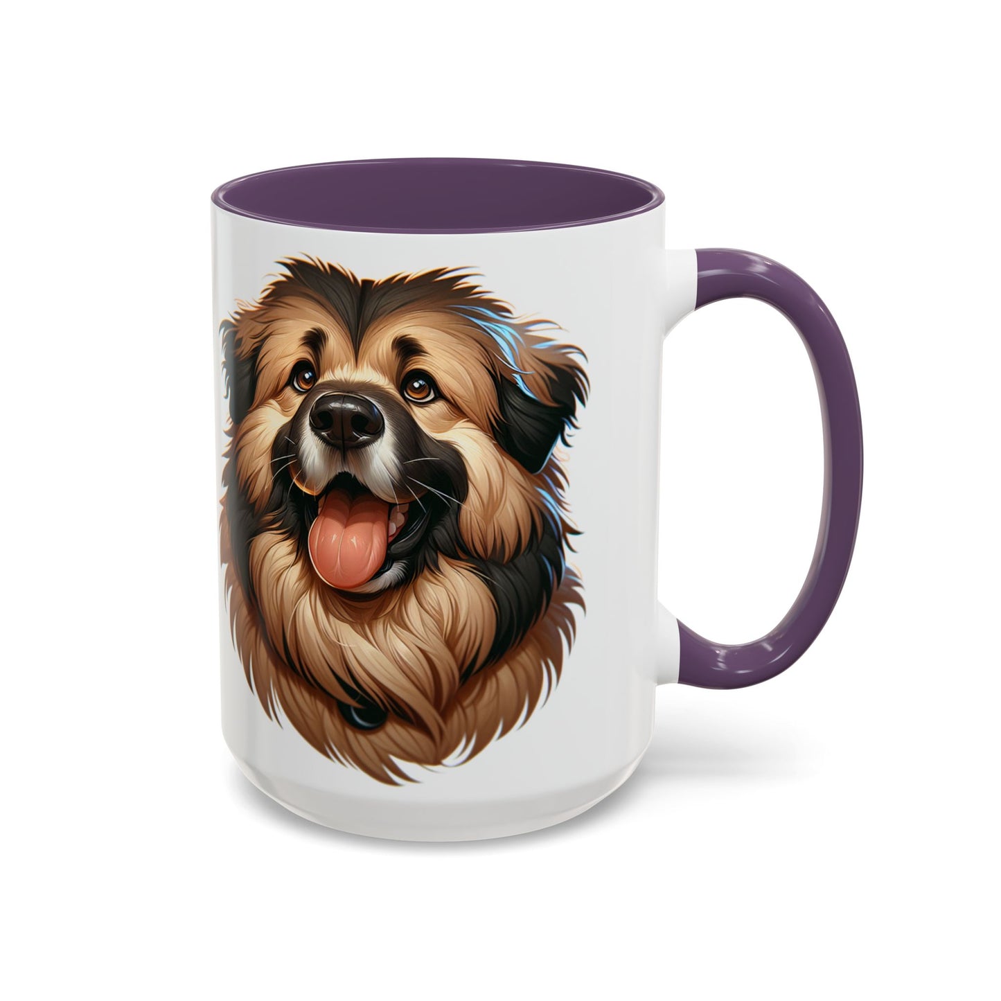 Caucasian Shepherd Dog Accent Coffee Mug - Perfect Gift for Dog Lovers