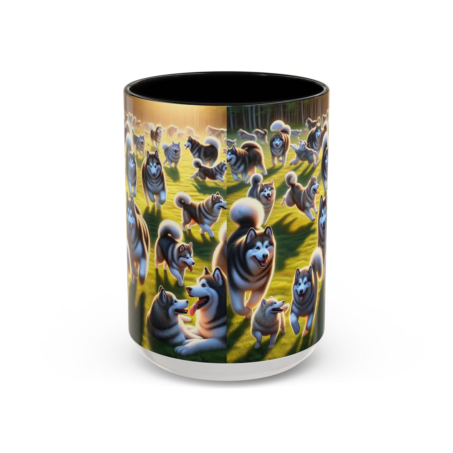 Alaskan Malamute Accent Coffee Mug - Perfect Gift for Dog Lovers