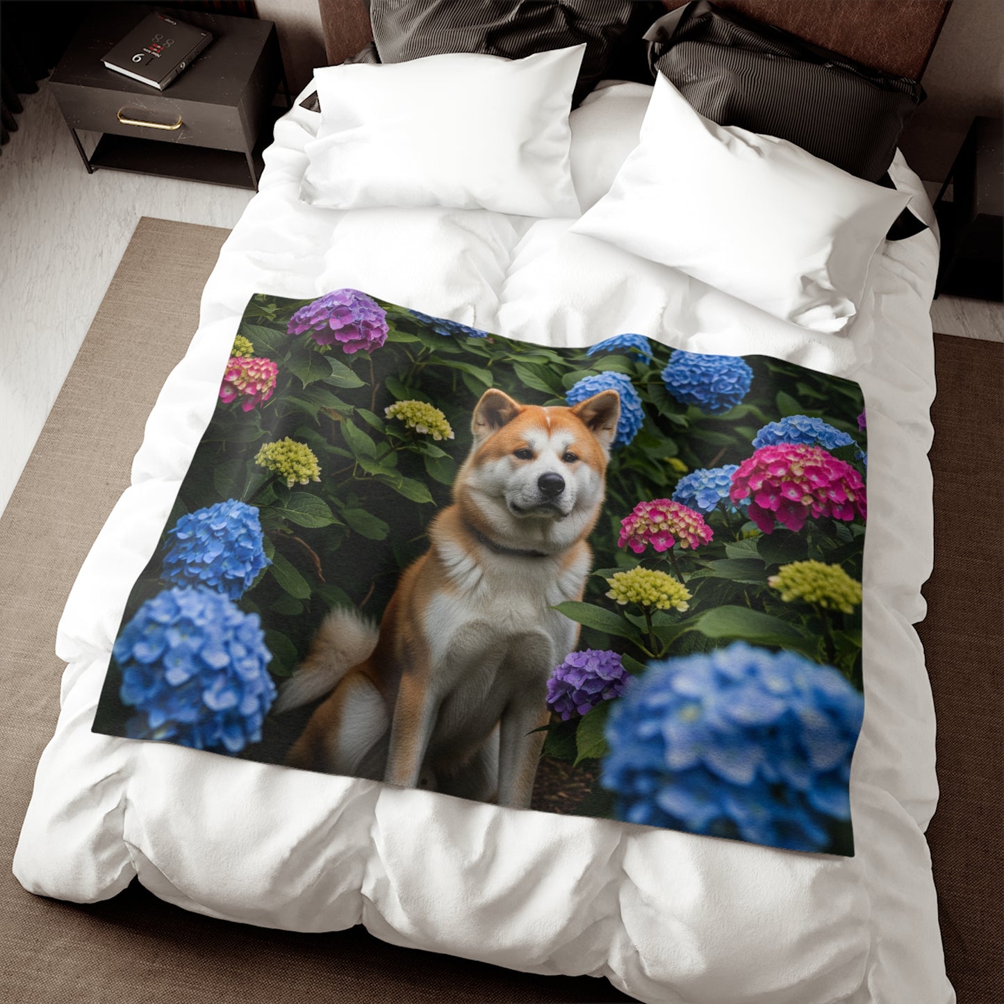 Akita Sweatshirt Blanket
