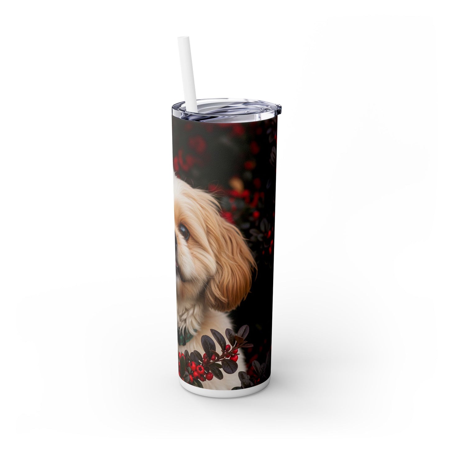 Pekapoo Tumbler with Straw, 20oz