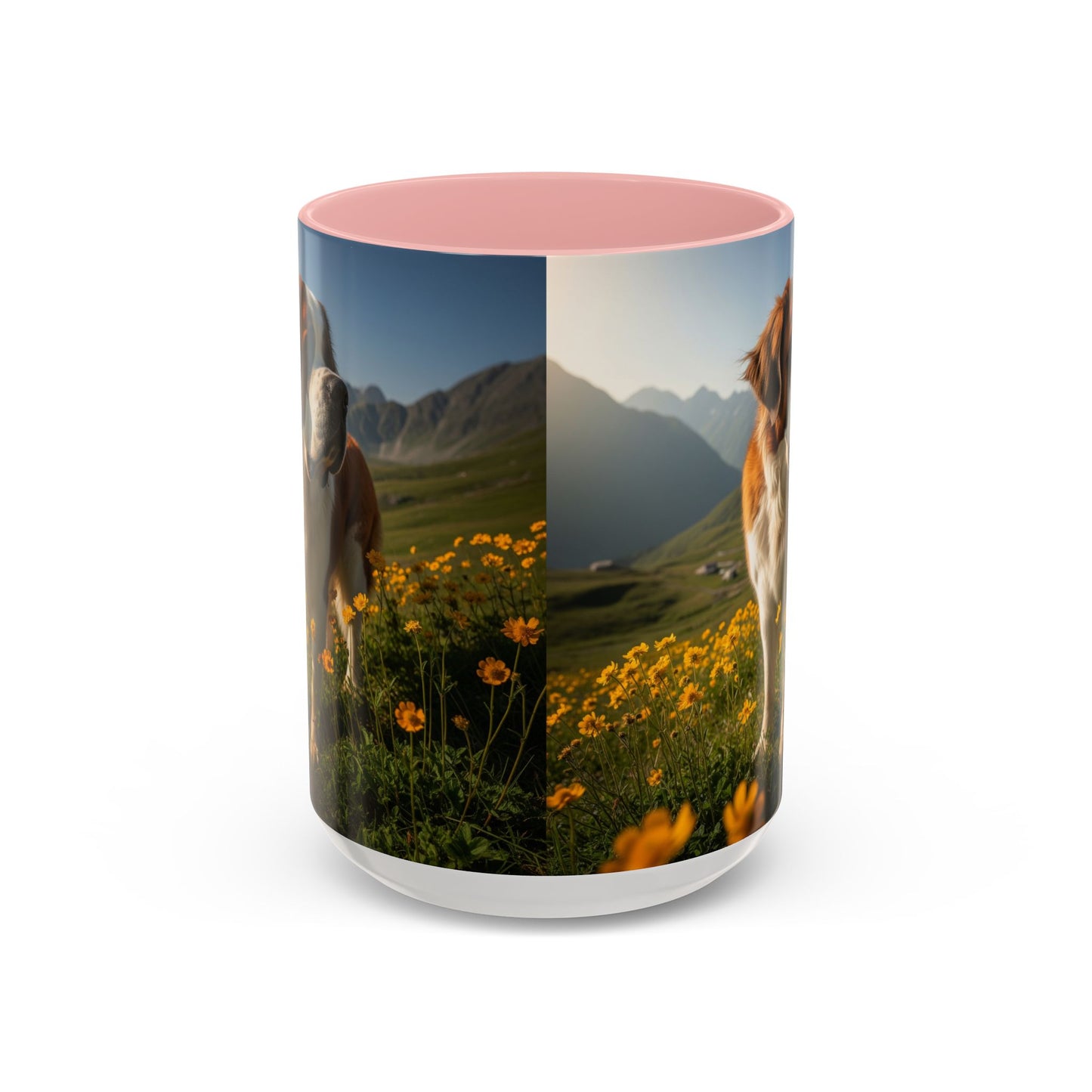 Saint Bernard Accent Coffee Mug - Perfect Gift for Dog Lovers
