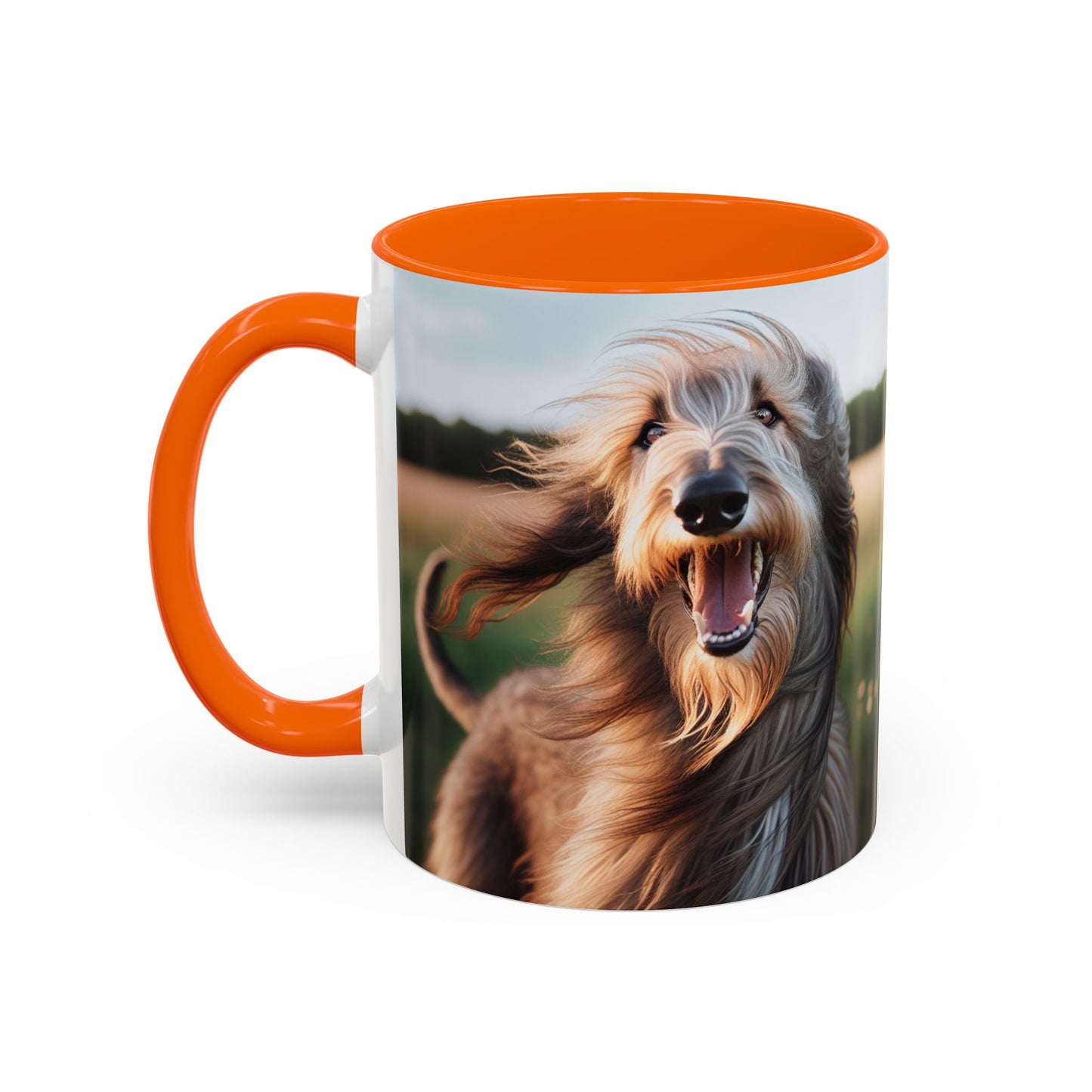 Scottish Deerhound Accent Coffee Mug - Perfect Gift for Dog Lovers