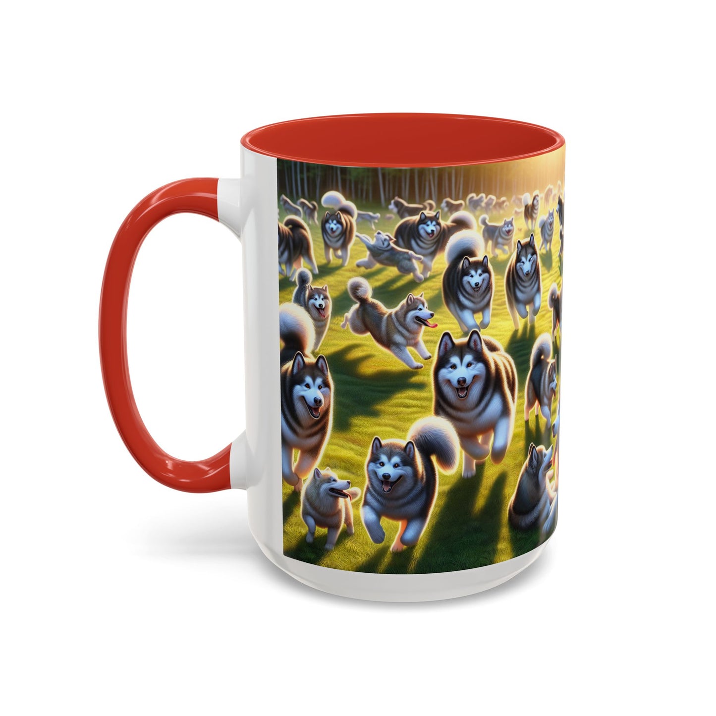 Alaskan Malamute Accent Coffee Mug - Perfect Gift for Dog Lovers