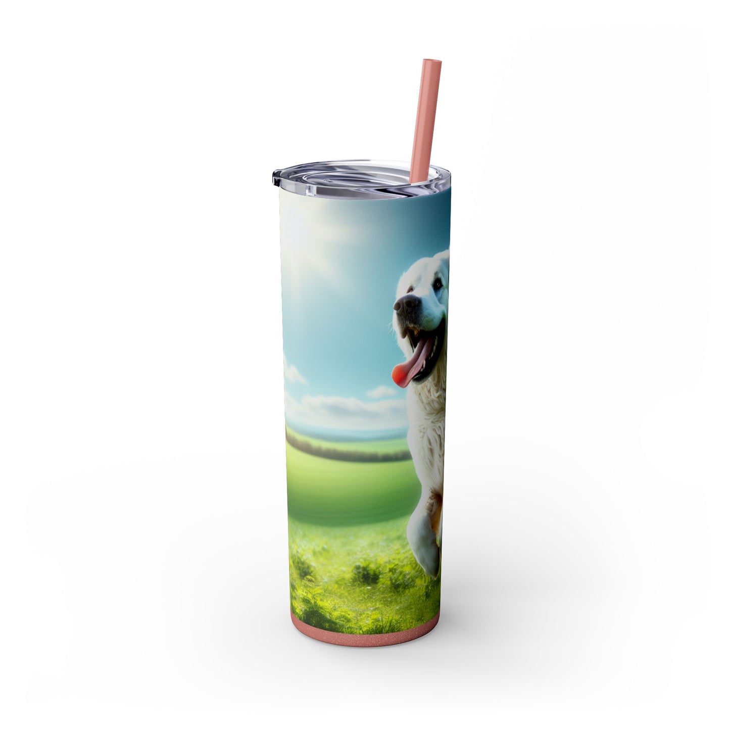 Kuvasz Tumbler with Straw, 20oz