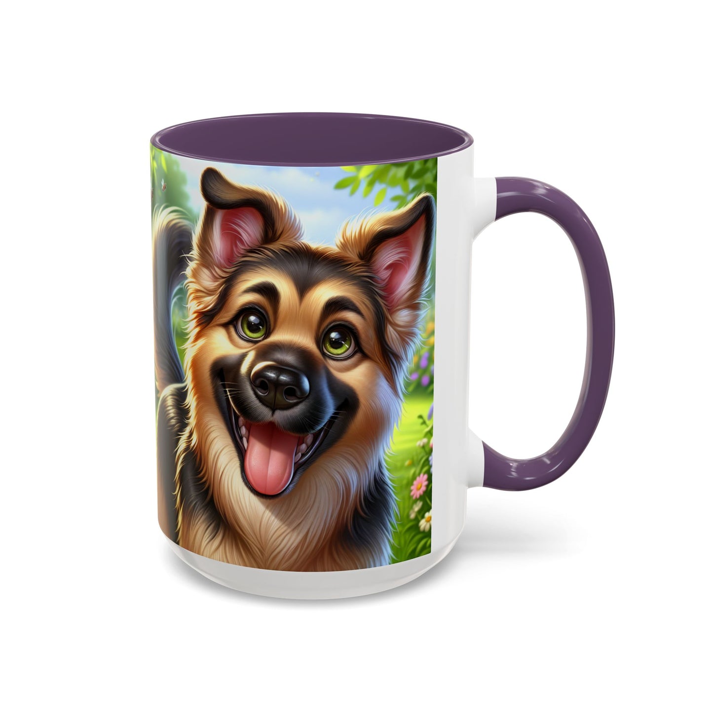 German Shepherd Accent Coffee Mug - Perfect Gift for Dog Lovers
