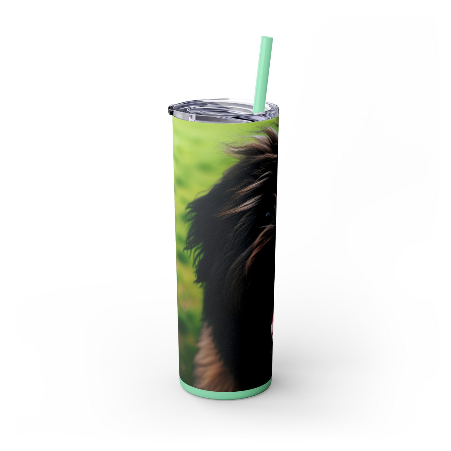 Bouvier des Ardennes Tumbler with Straw, 20oz