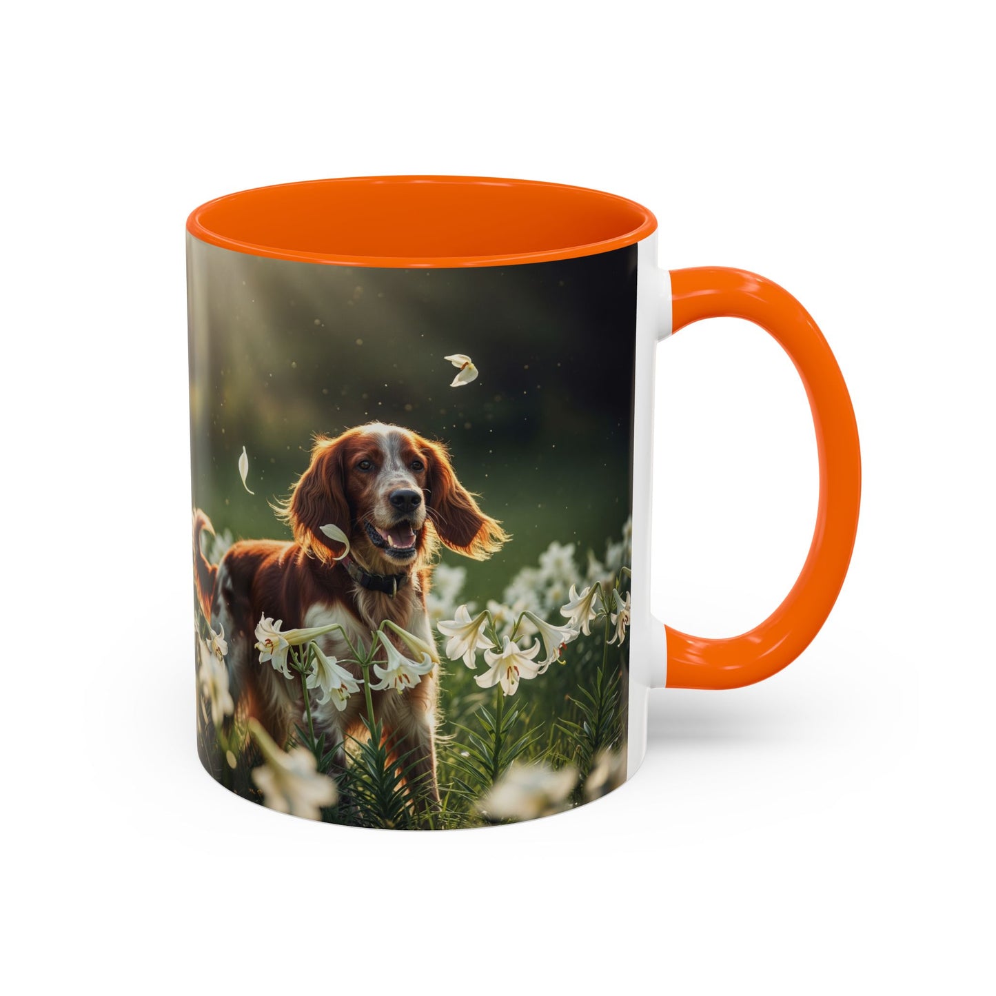 Irish Red and White Setter Accent Coffee Mug - Perfect Gift for Dog Lovers