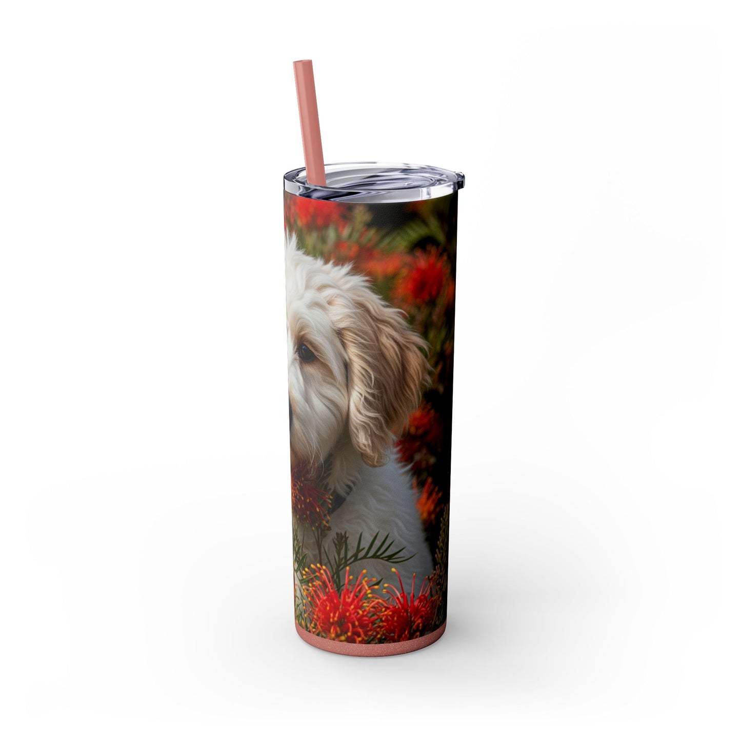 Labradoodle Tumbler with Straw, 20oz