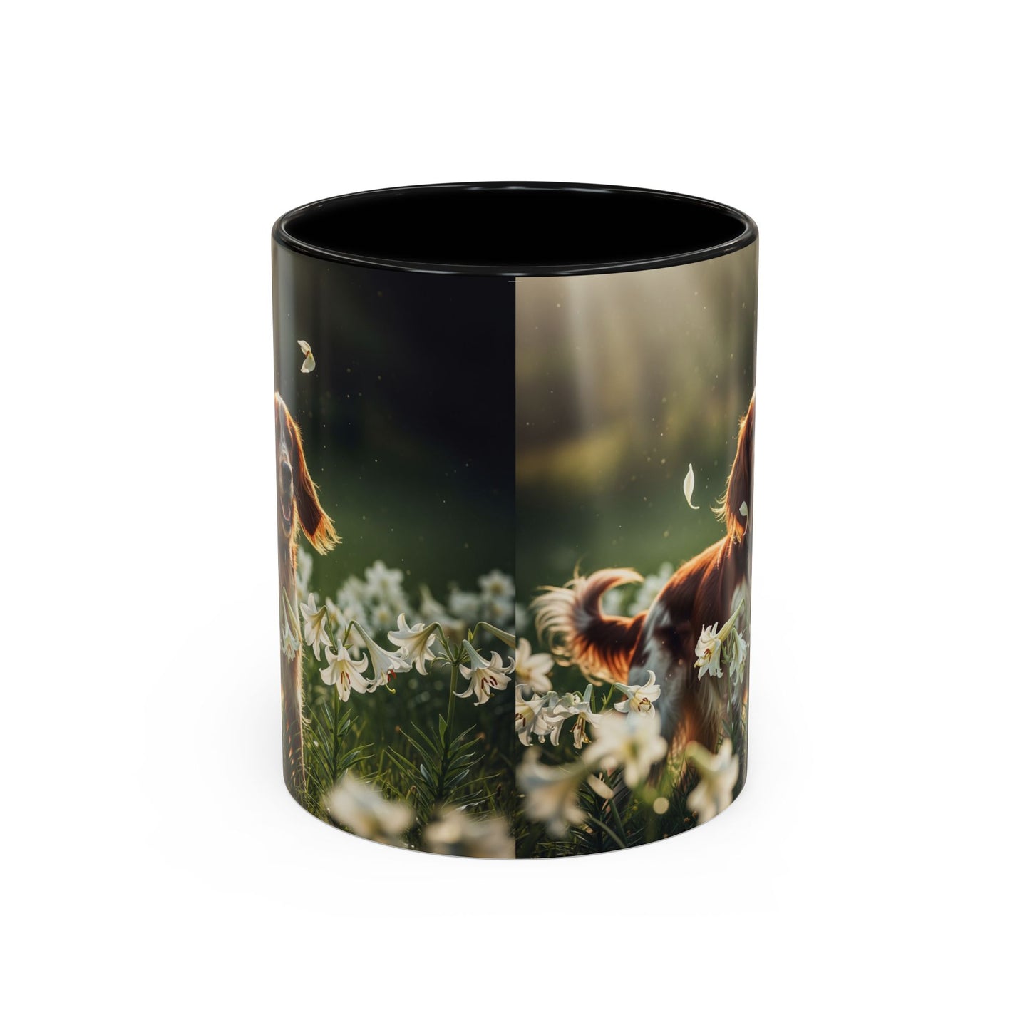 Irish Red and White Setter Accent Coffee Mug - Perfect Gift for Dog Lovers
