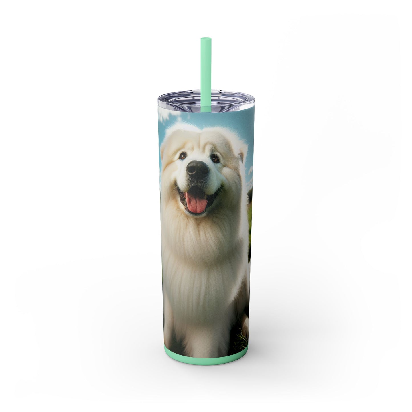 Maremma Sheepdog Tumbler with Straw, 20oz