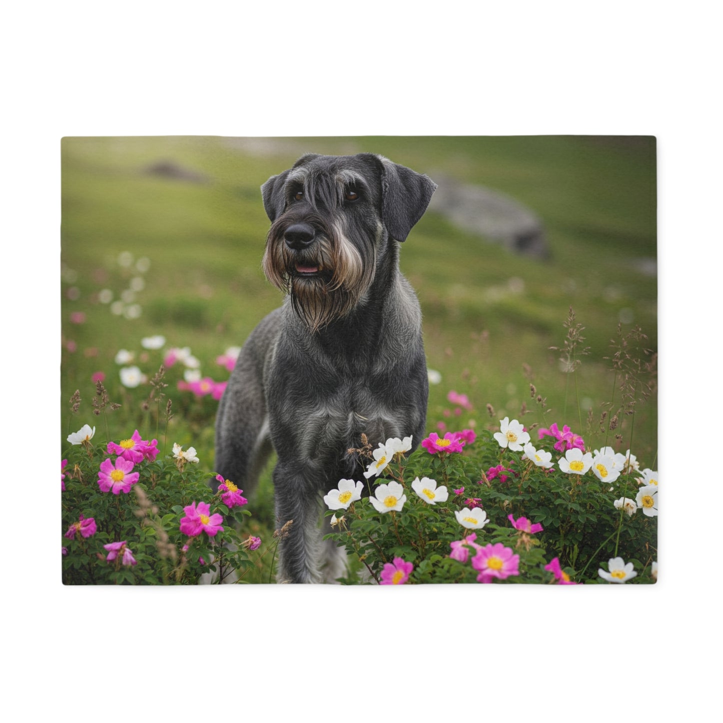 Giant Schnauzer Sweatshirt Blanket