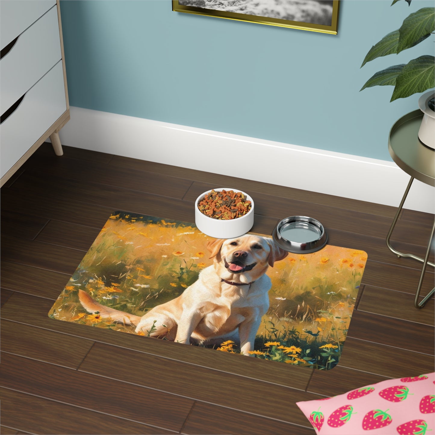 Pet Food Mat (12x18) - Labrador Retriever