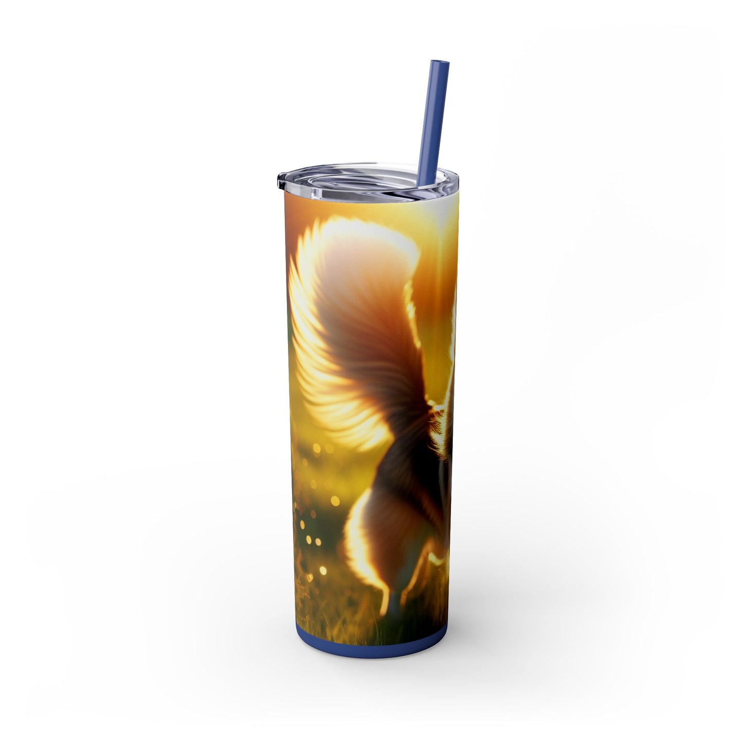 Norwegian Lundehund Tumbler with Straw, 20oz