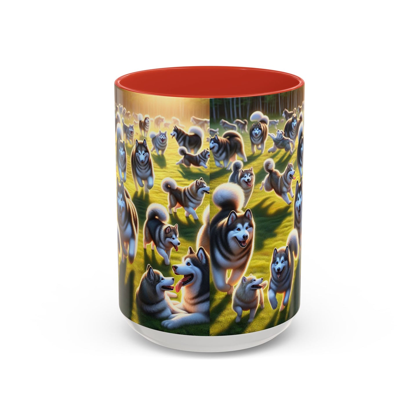 Alaskan Malamute Accent Coffee Mug - Perfect Gift for Dog Lovers