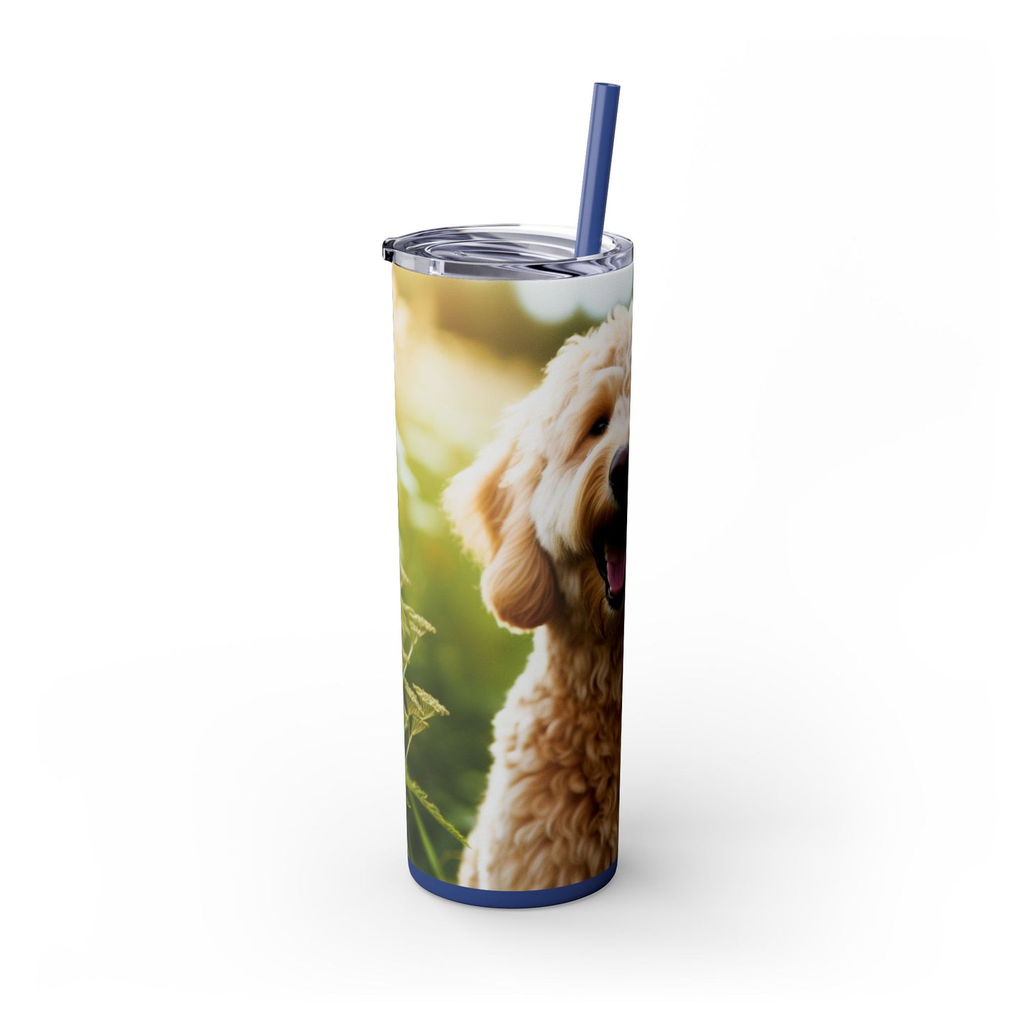 Labradoodle Tumbler with Straw, 20oz