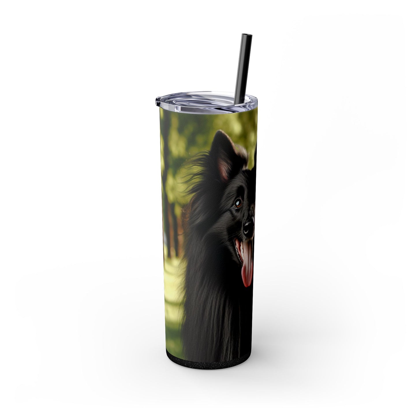 Belgian Shepherd Dog Groenendael Tumbler with Straw, 20oz