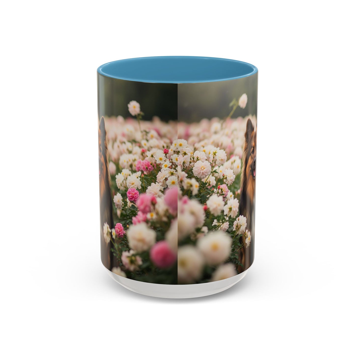 Bohemian Shepherd Accent Coffee Mug - Perfect Gift for Dog Lovers