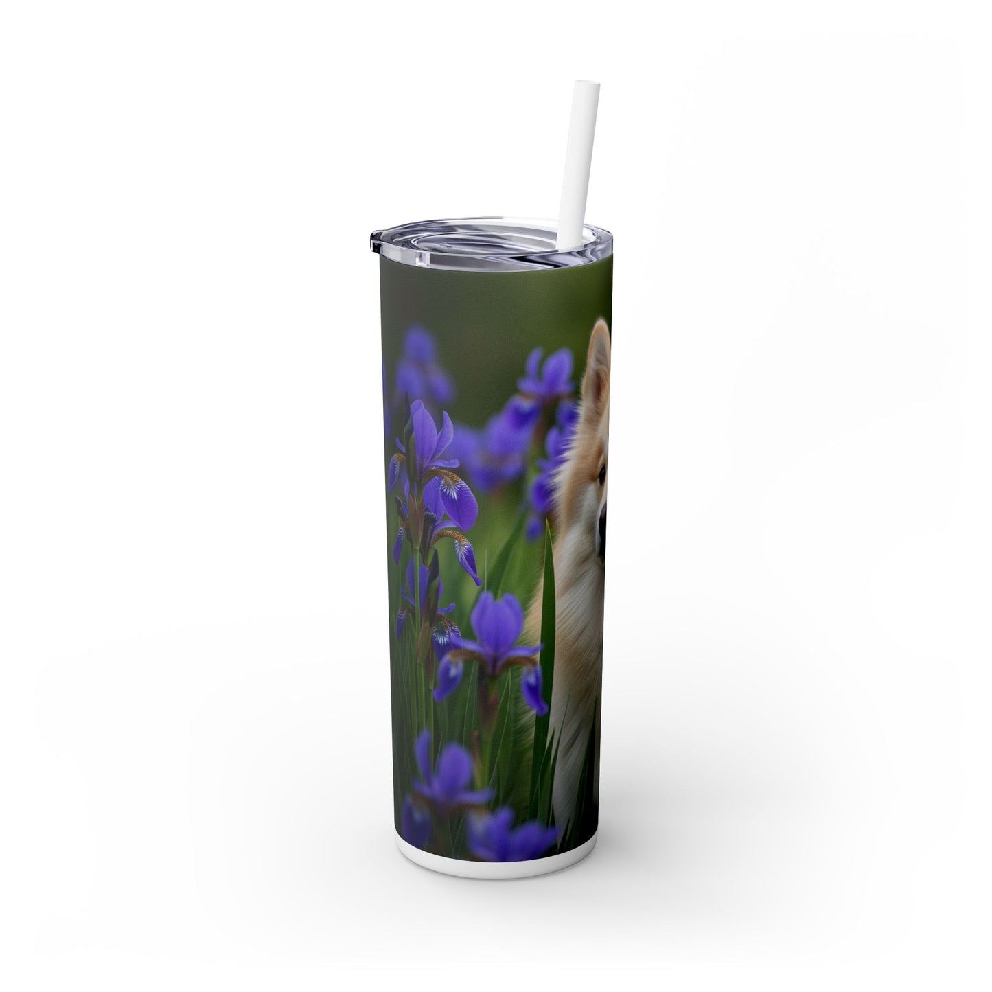 Pomsky Tumbler with Straw, 20oz