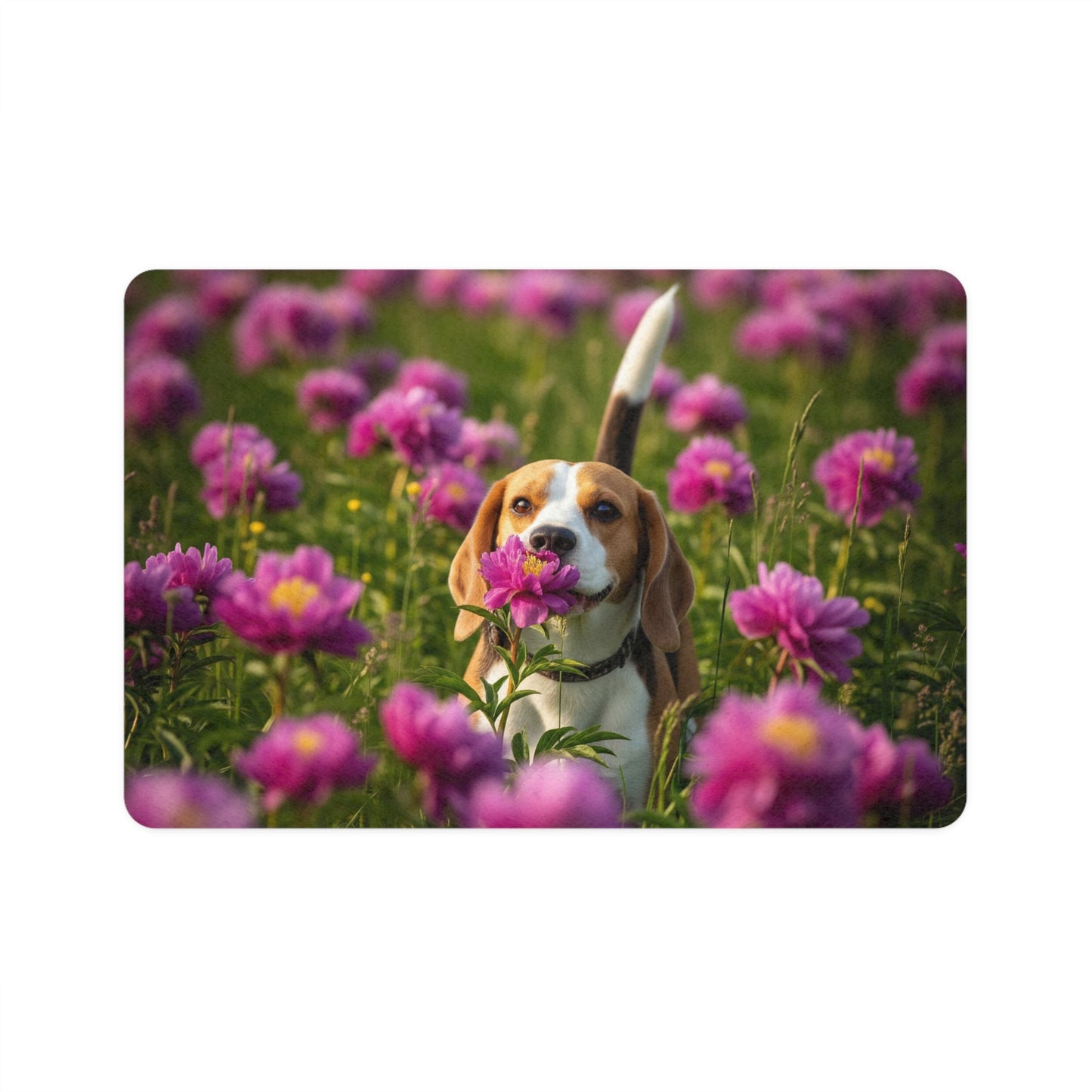 Pet Food Mat (12x18) - Beagle