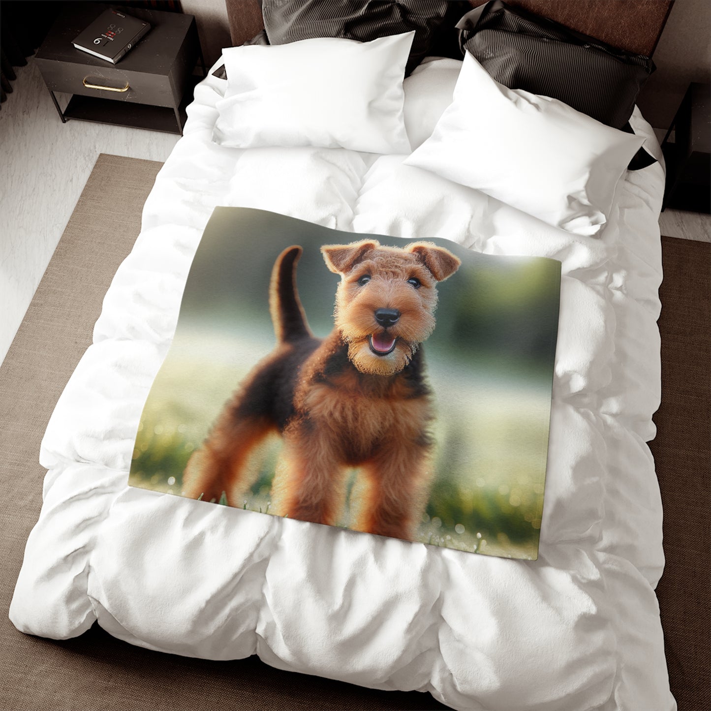 Welsh Terrier Sweatshirt Blanket