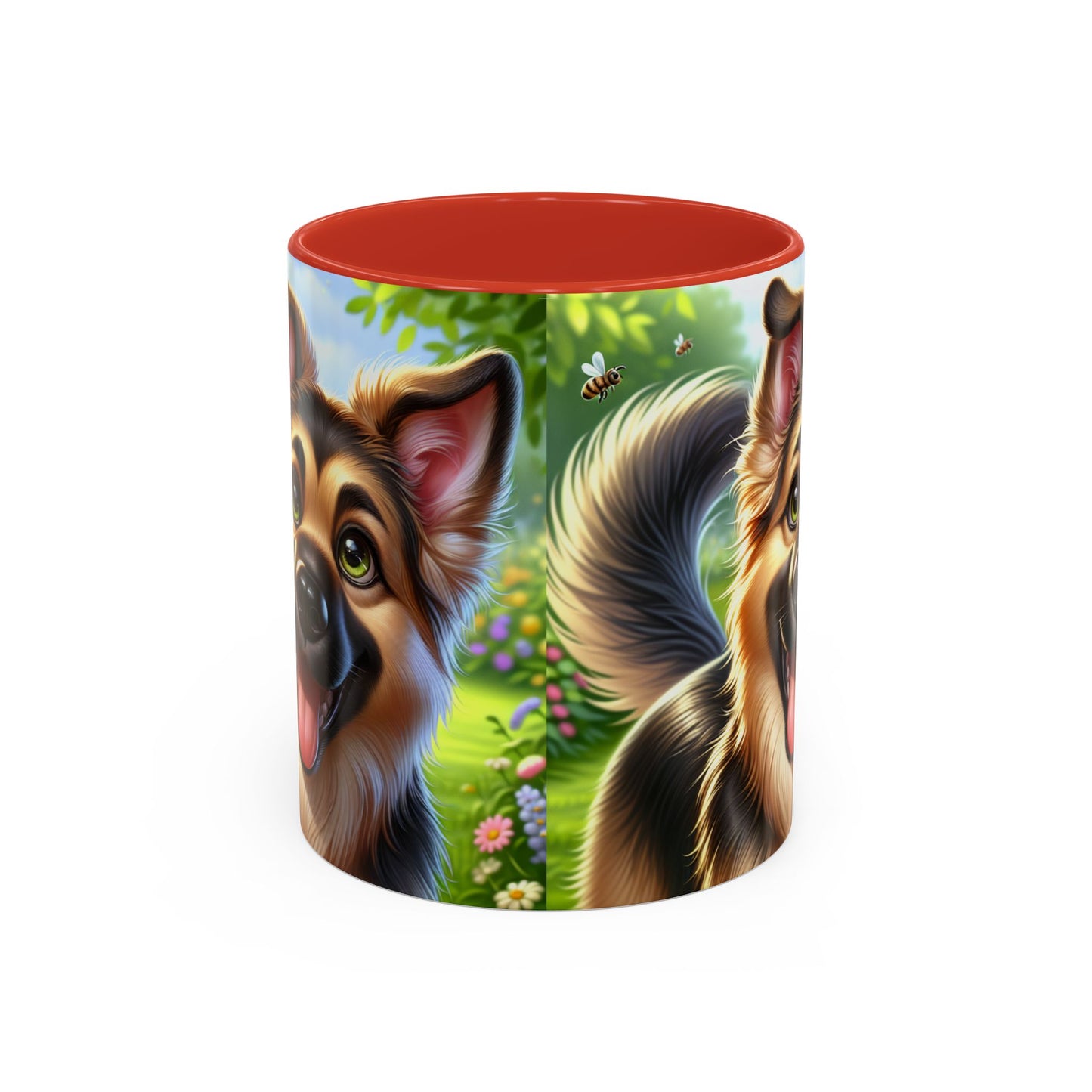 German Shepherd Accent Coffee Mug - Perfect Gift for Dog Lovers