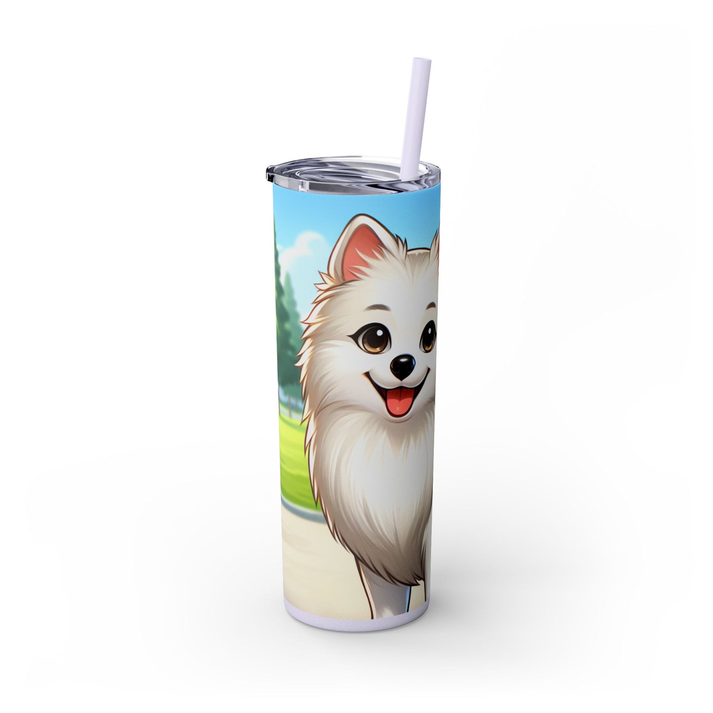 Indian Spitz Tumbler with Straw, 20oz