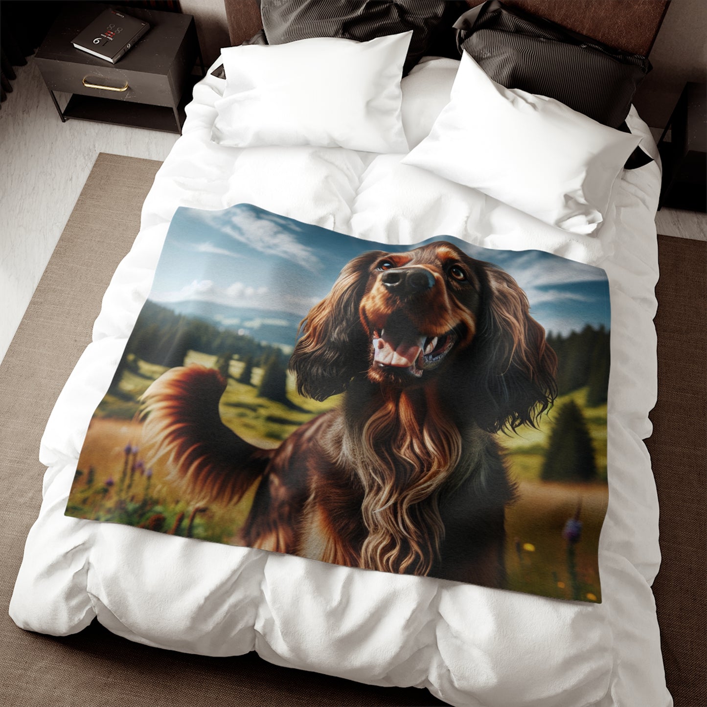 Deutscher Wachtelhund Sweatshirt Blanket