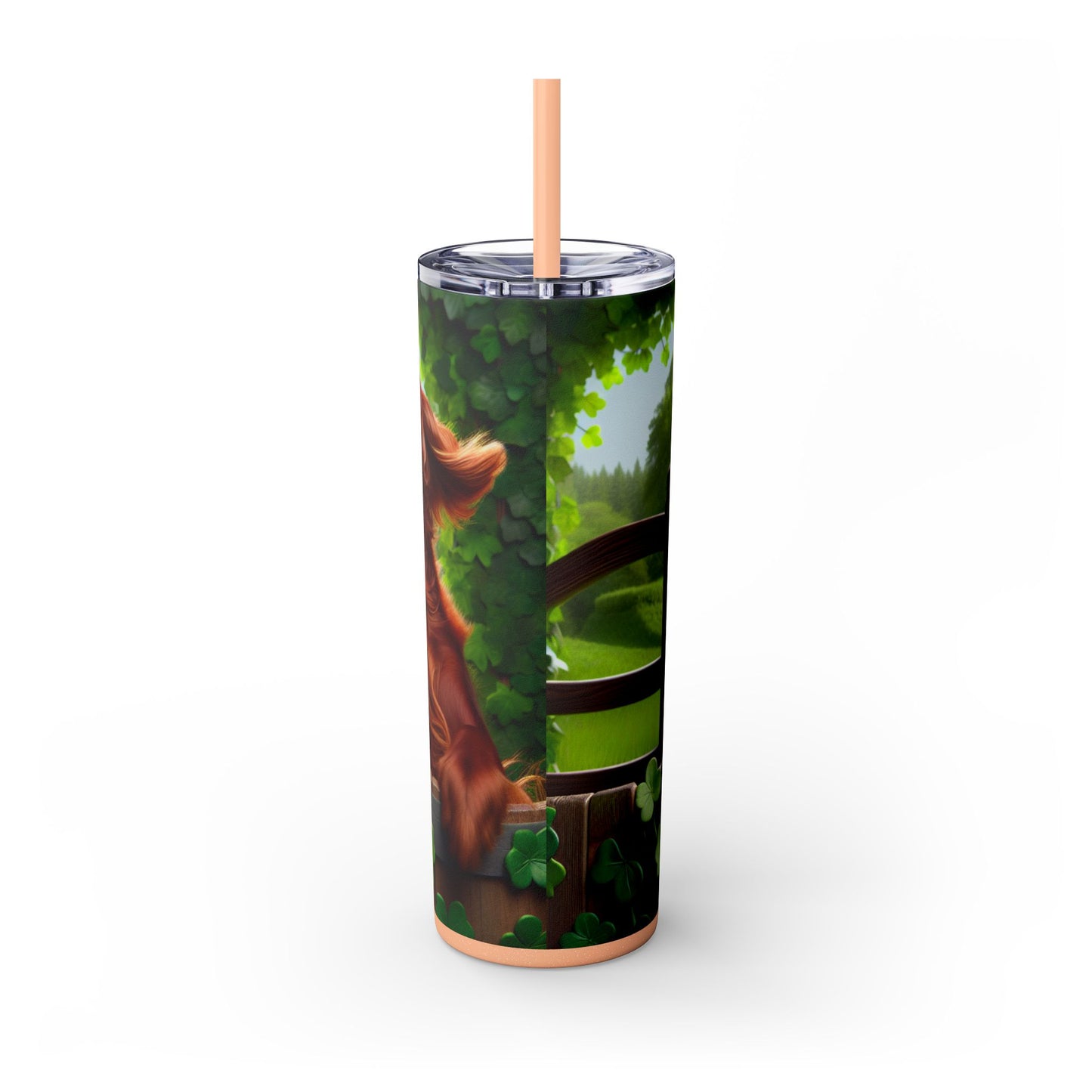 Irish Setter Tumbler with Straw, 20oz