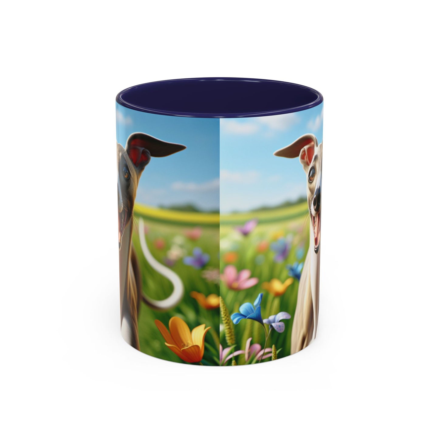 Whippet Accent Coffee Mug - Perfect Gift for Dog Lovers