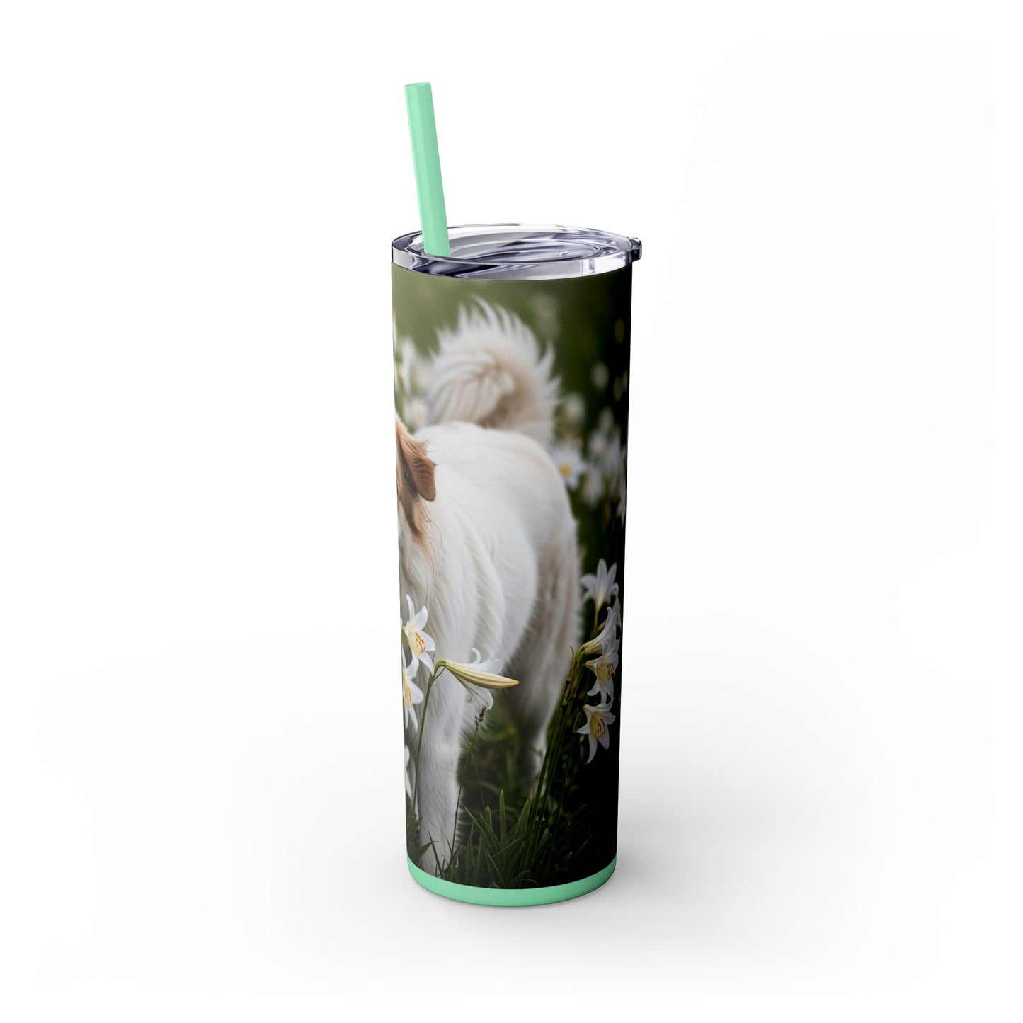 Pyrenean Shepherd Tumbler with Straw, 20oz