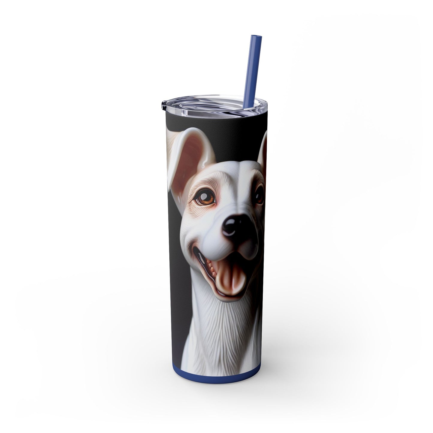 Porcelaine Tumbler with Straw, 20oz