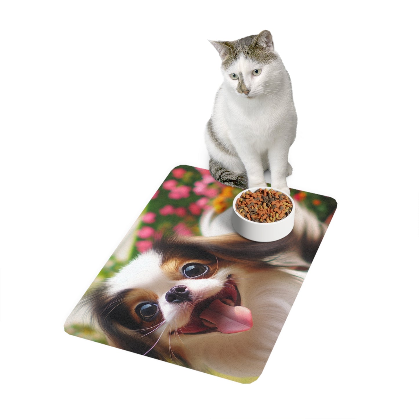 Pet Food Mat (12x18) - Japanese Chin