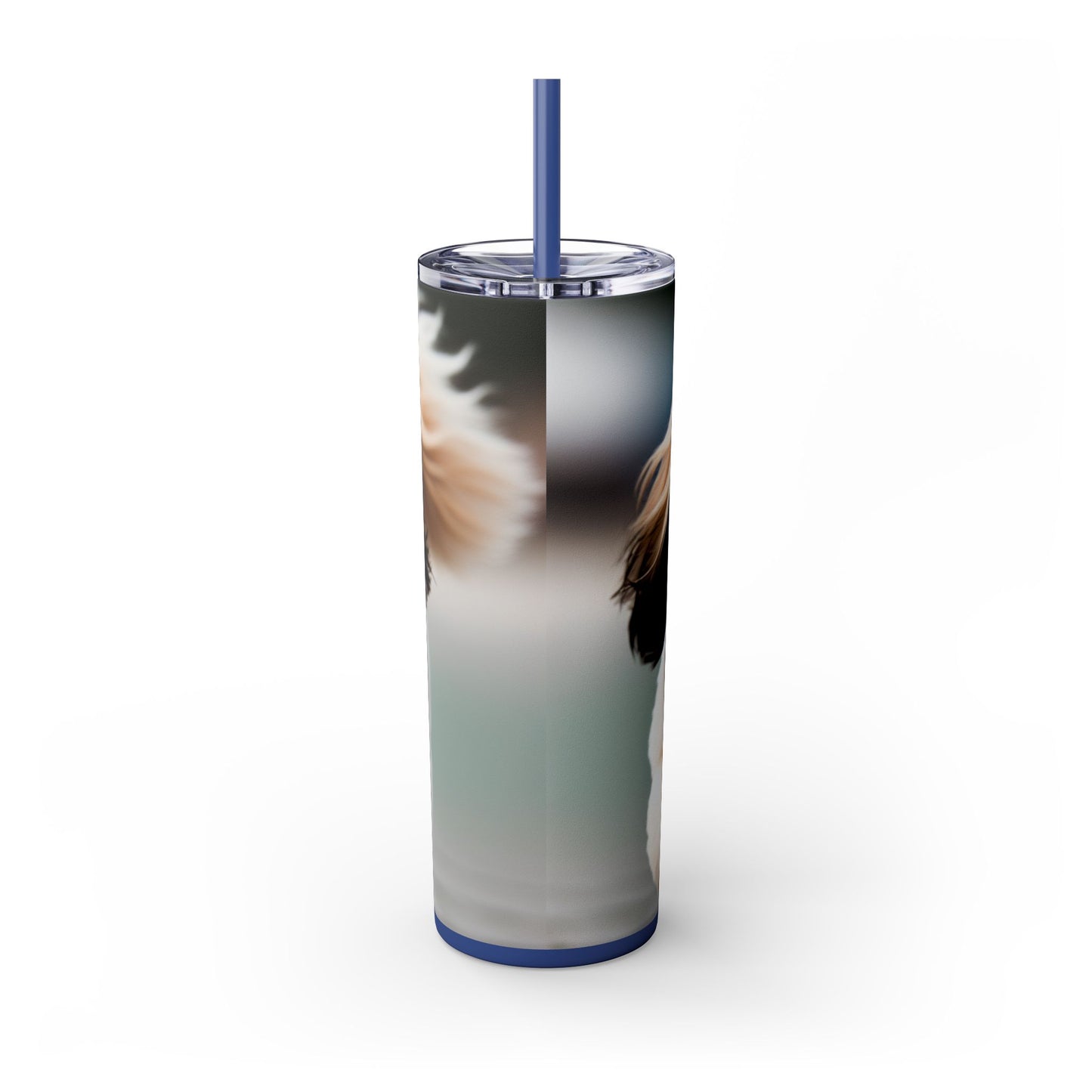 Lowchen Tumbler with Straw, 20oz