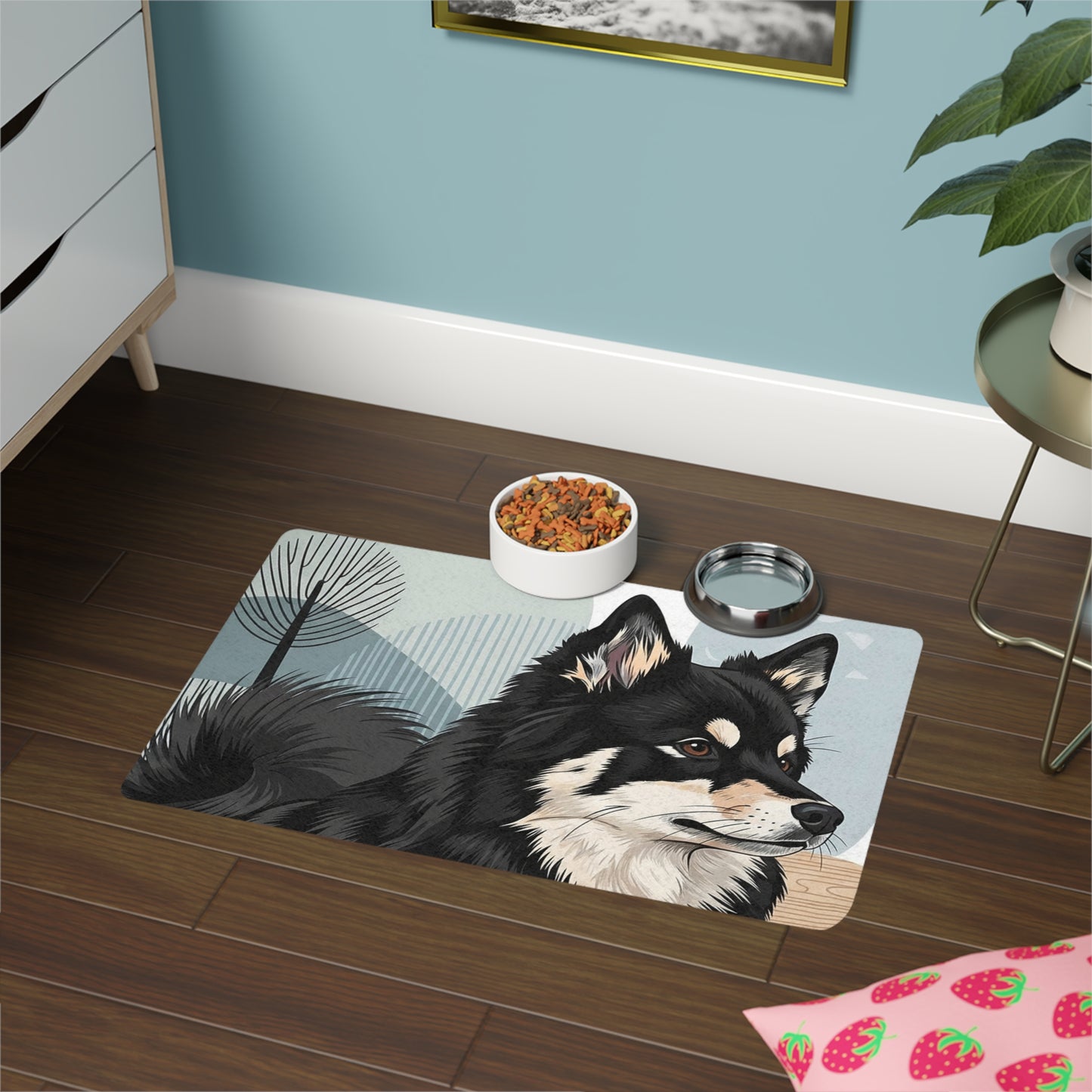 Pet Food Mat (12x18) - Swedish Lapphund