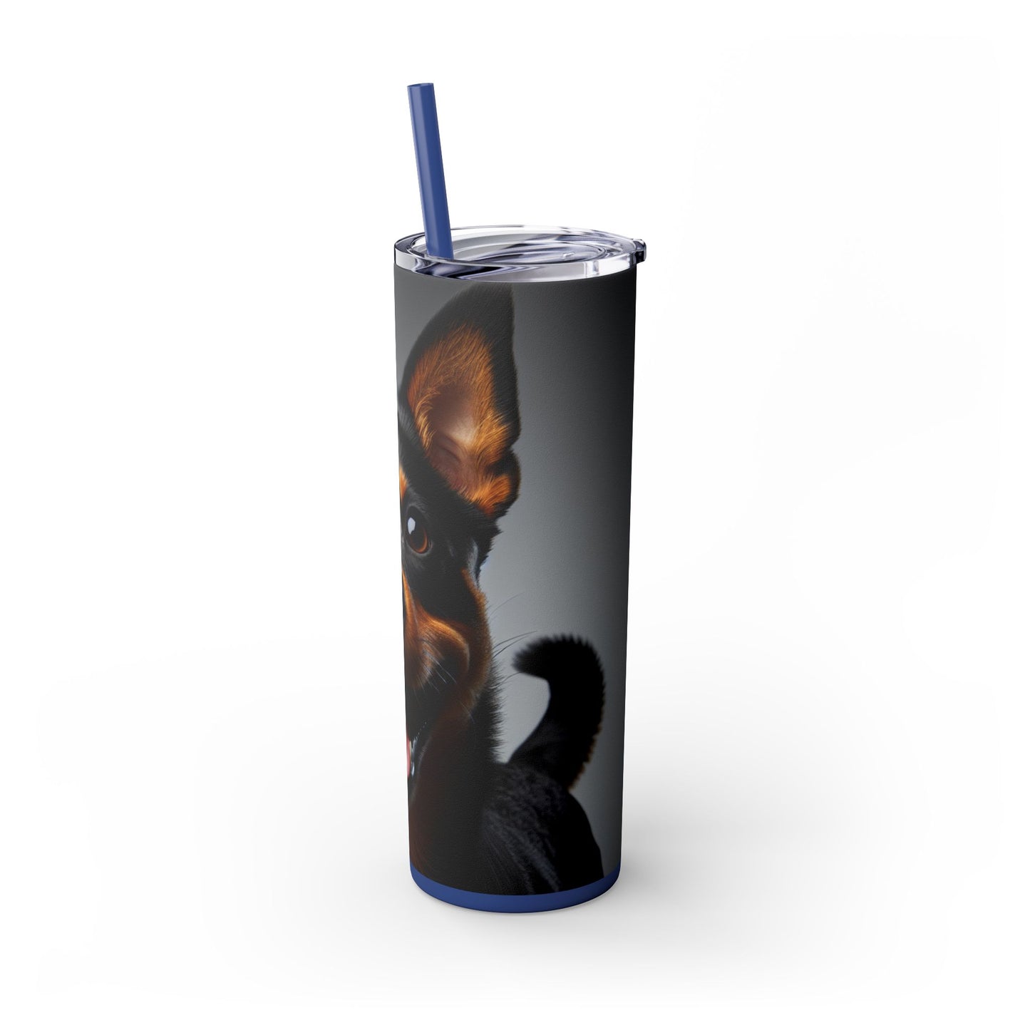 Lancashire Heeler Tumbler with Straw, 20oz