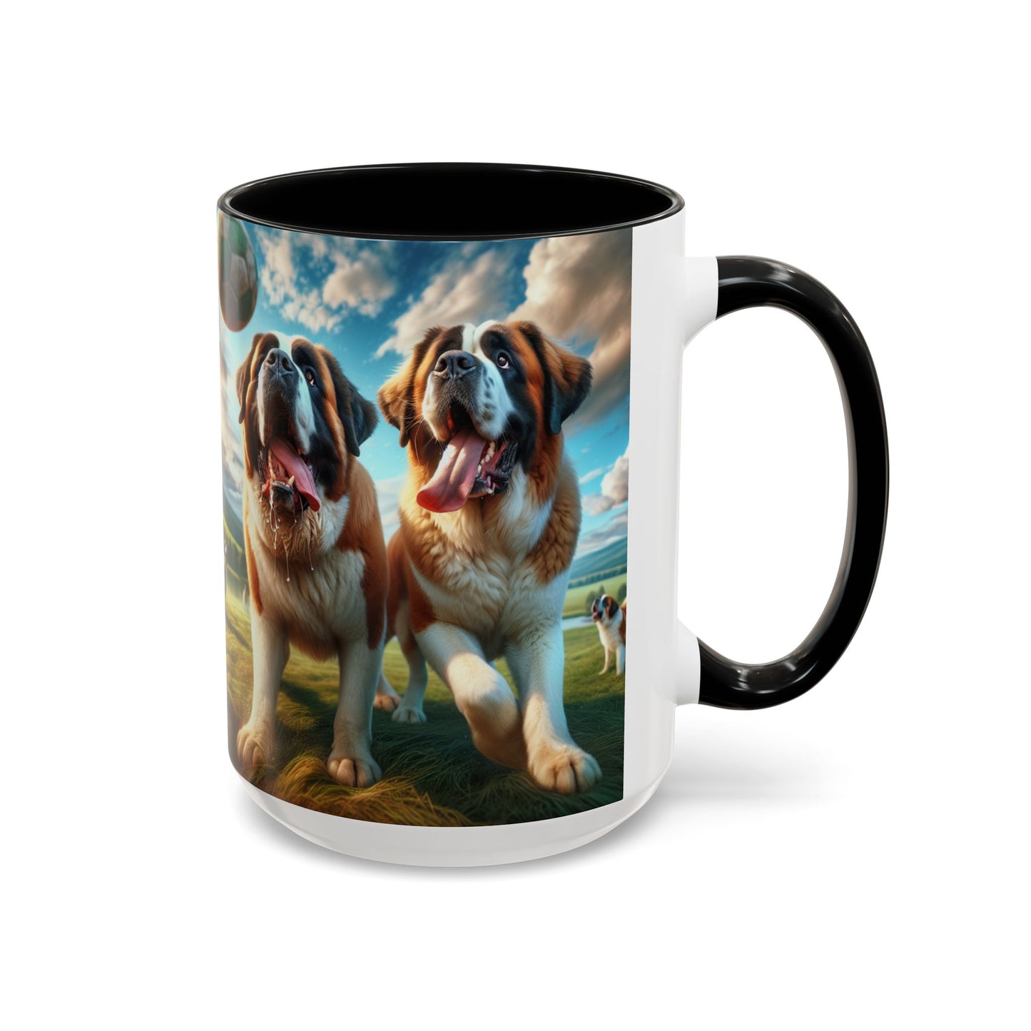 Saint Bernard Accent Coffee Mug - Perfect Gift for Dog Lovers