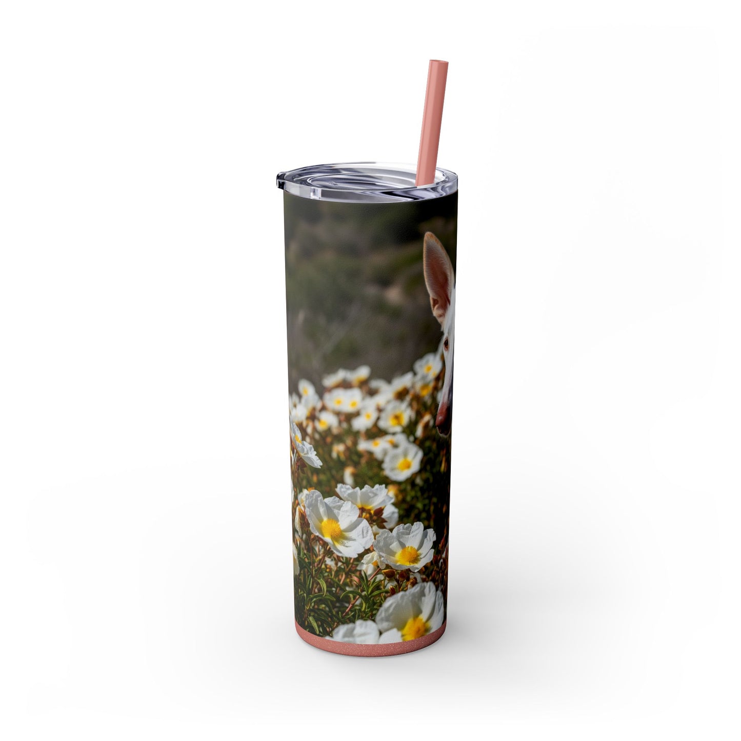 Ibizan Hound Tumbler with Straw, 20oz