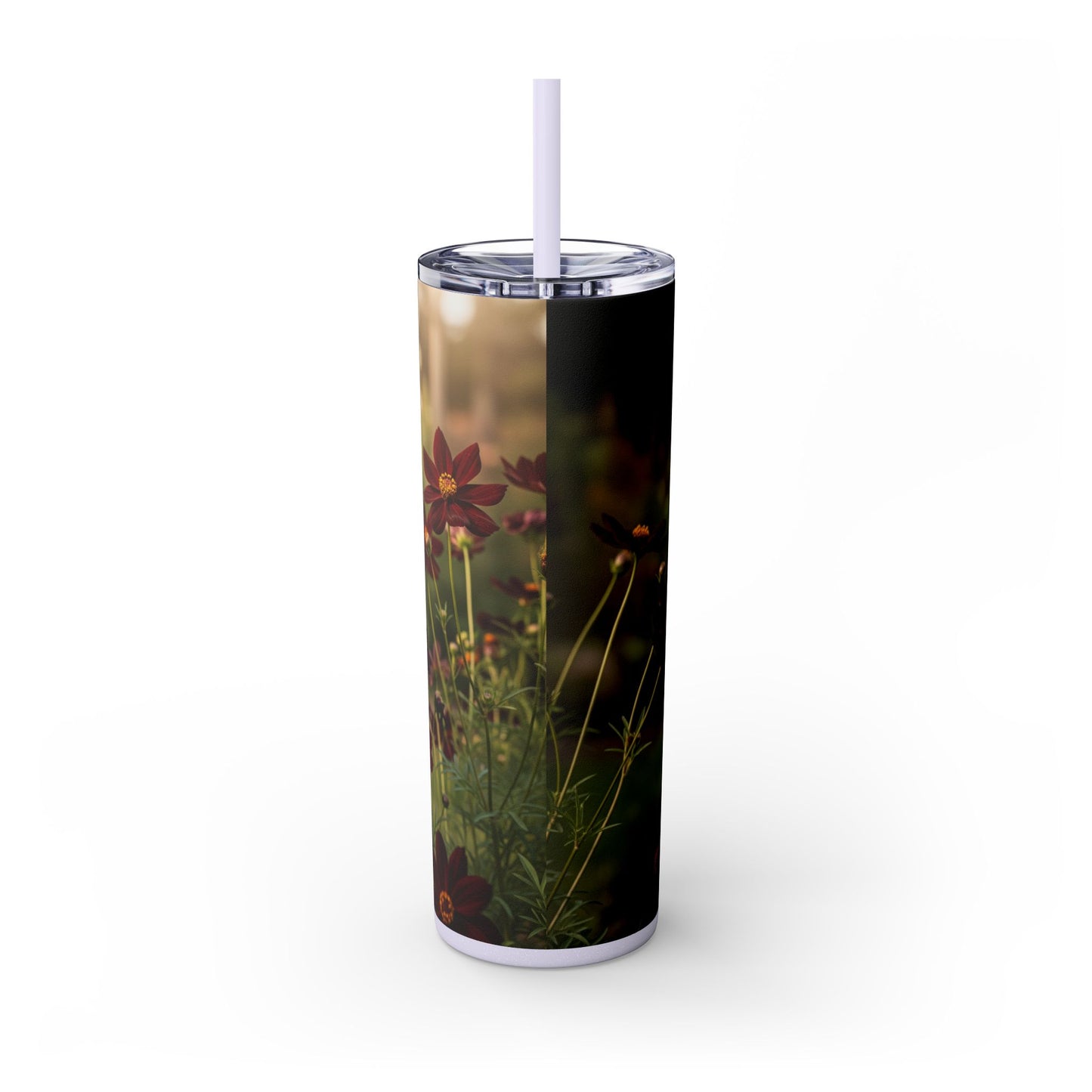 Xoloitzcuintli Skinny Tumbler with Straw, 20oz