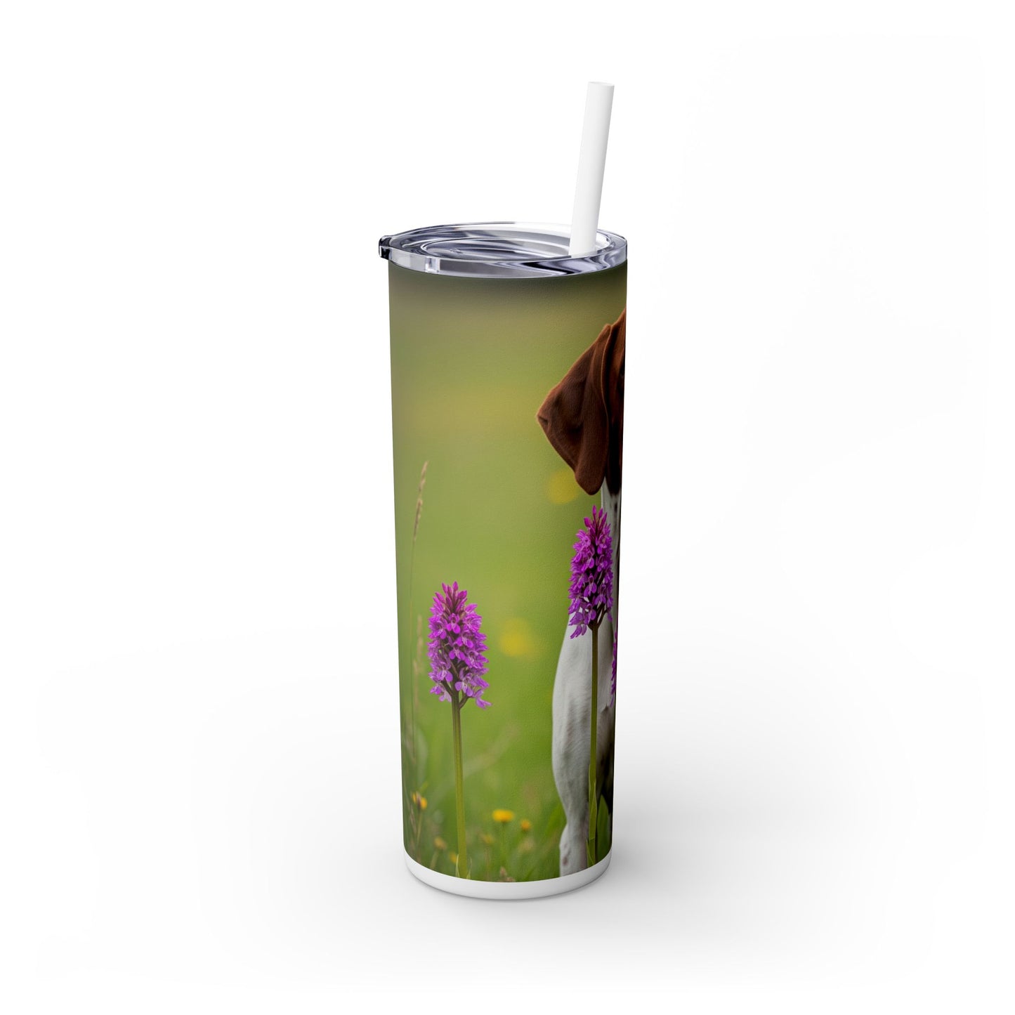 Pointer Skinny Tumbler with Straw, 20oz