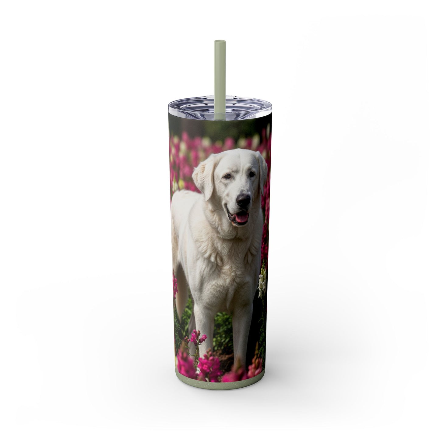 Estrela Mountain Dog Tumbler with Straw, 20oz